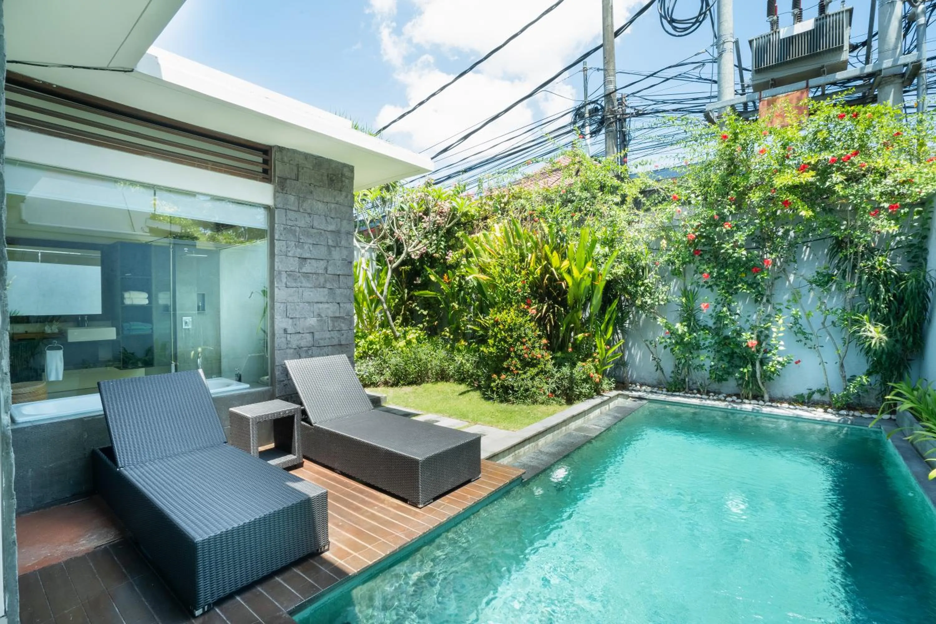 Swimming pool in Royal Samaja Villas