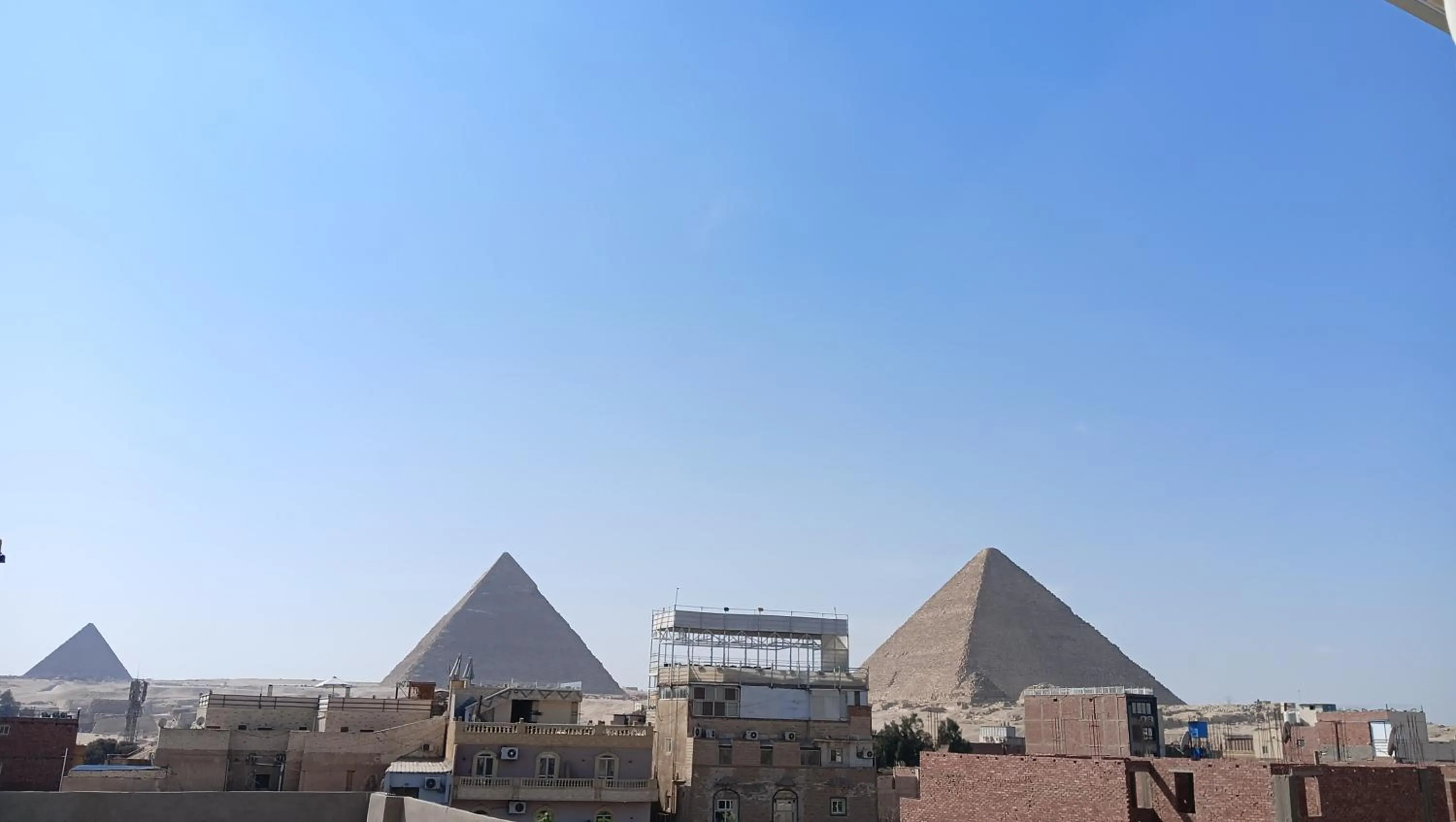 Property building in Falcon pyramids inn