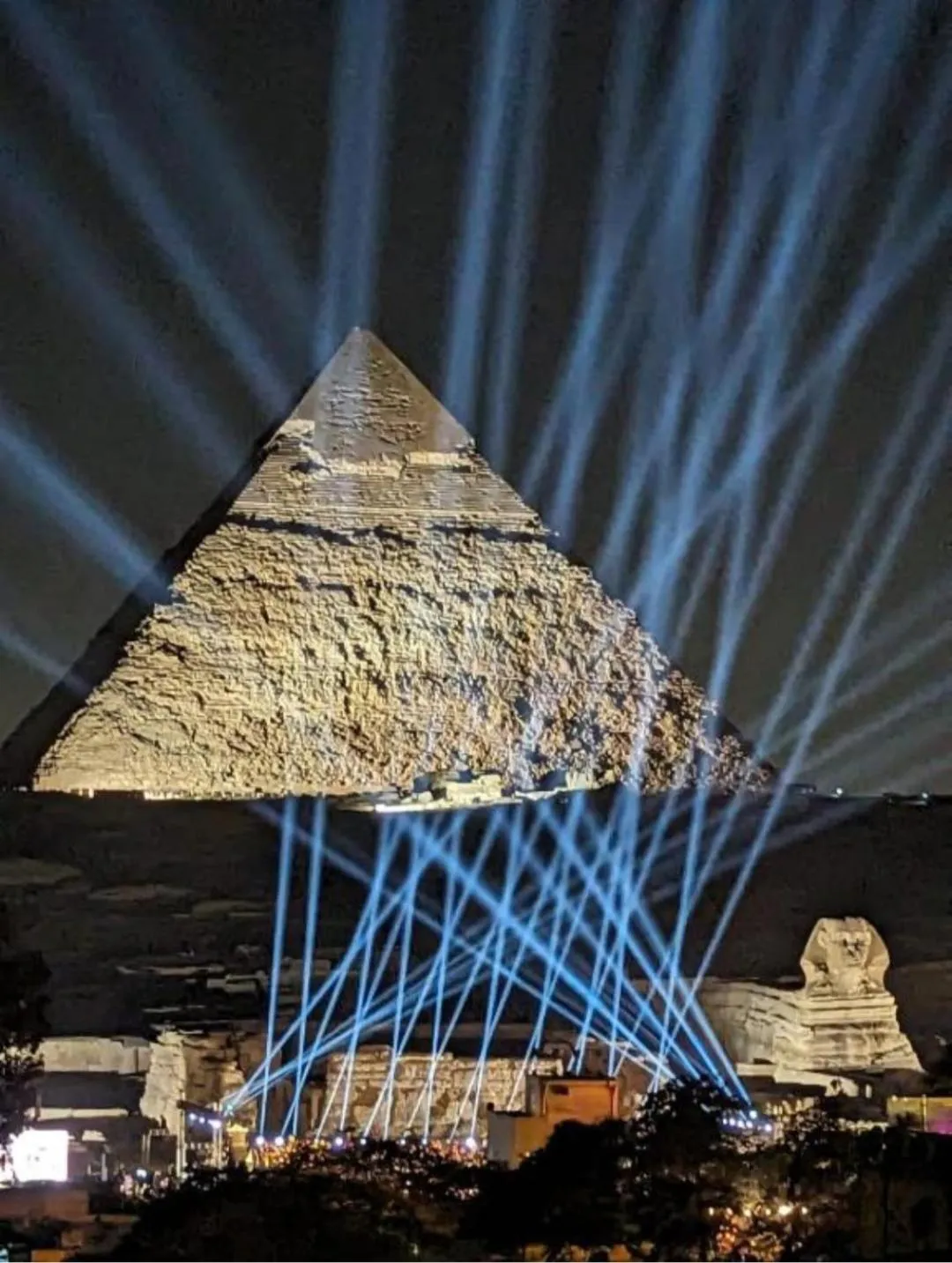 Landmark view in Falcon pyramids inn