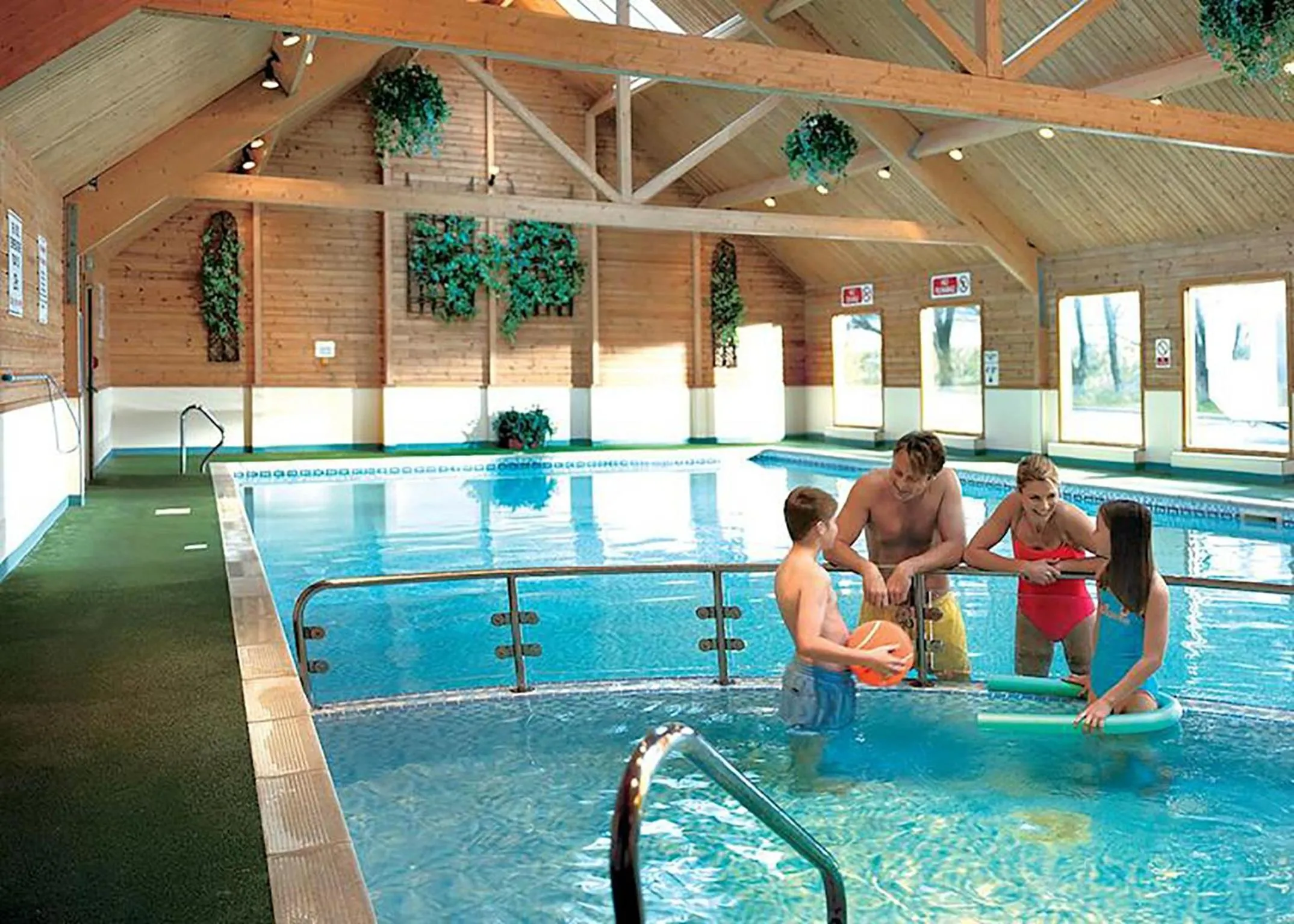 Swimming pool in Barmouth Bay Holiday Park