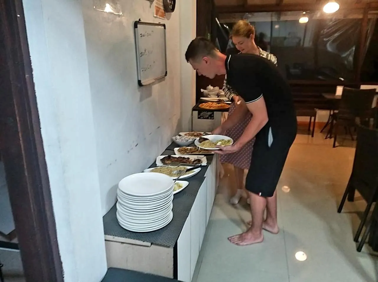 Dining area in Liberty Guesthouse Maldives