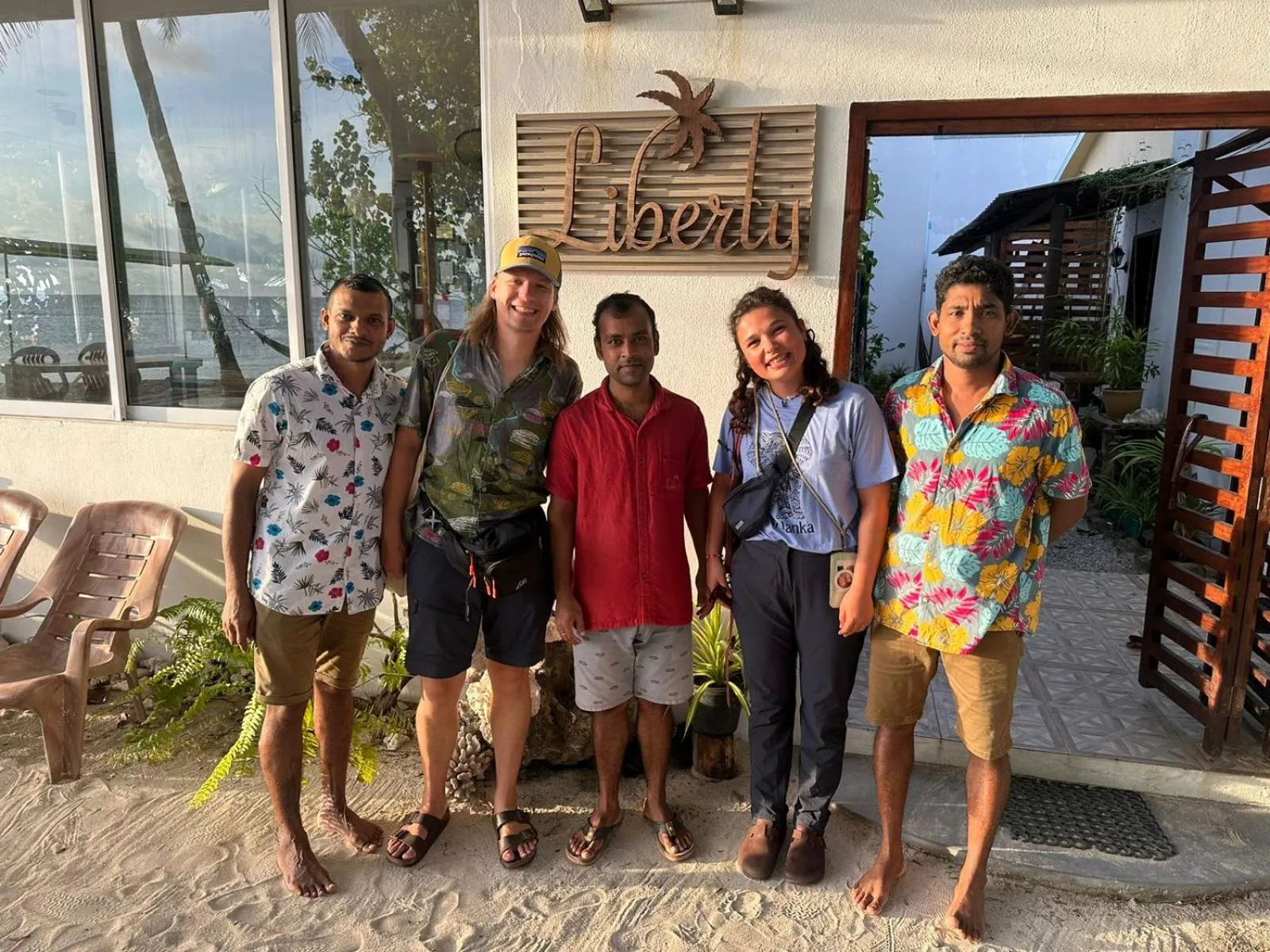 Dining area in Liberty Guesthouse Maldives