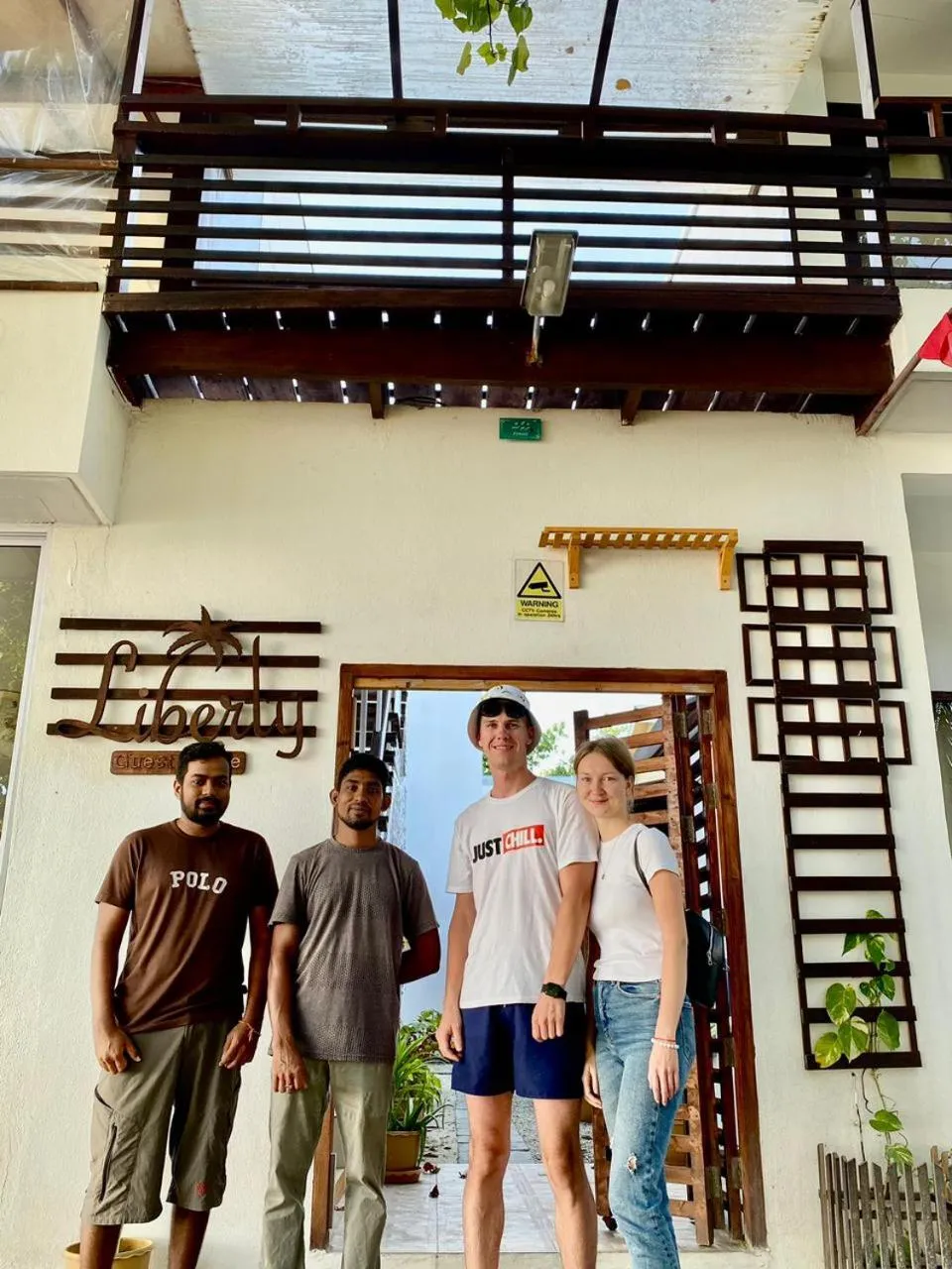 Property building in Liberty Guesthouse Maldives