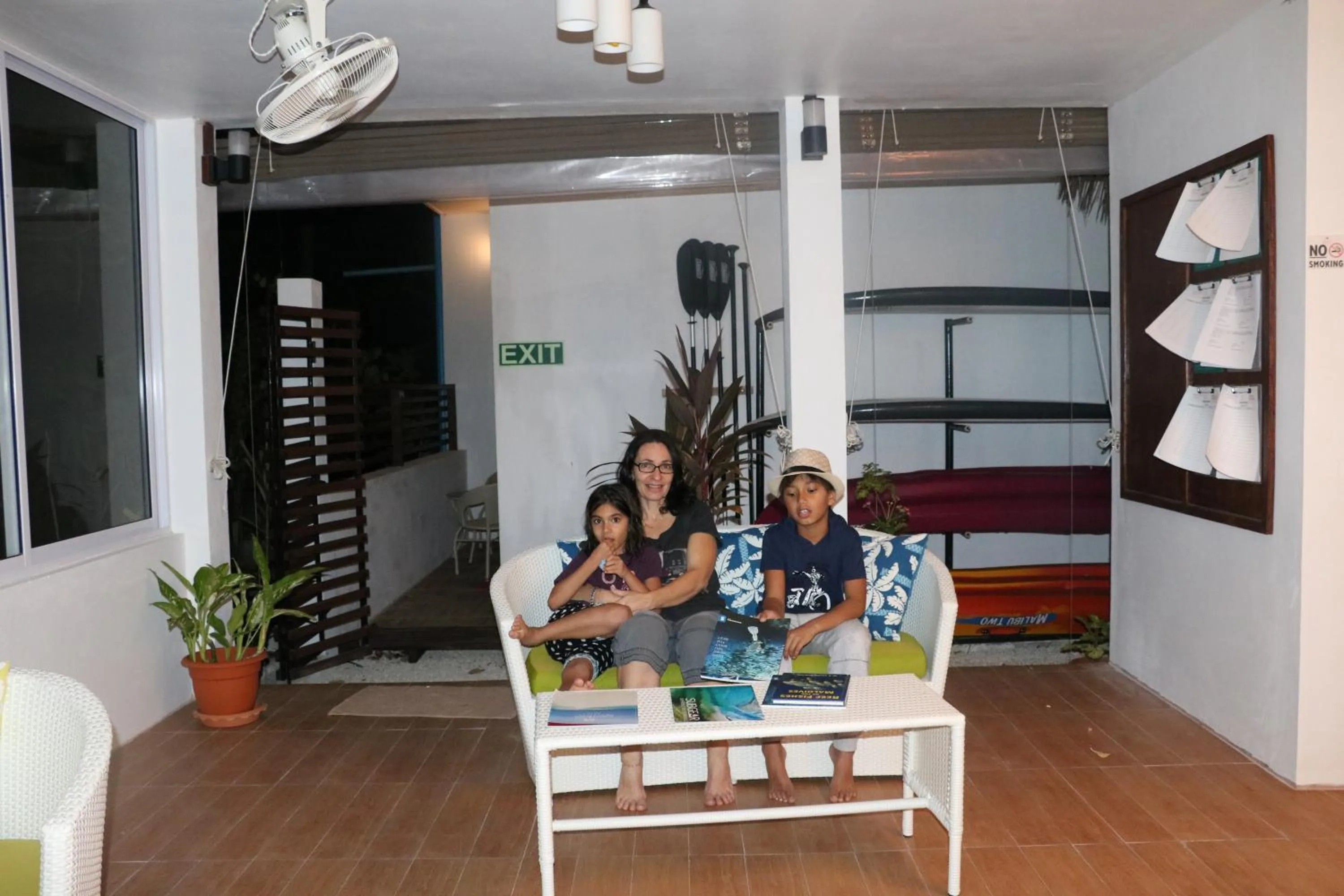 group of guests in Liberty Guesthouse Maldives