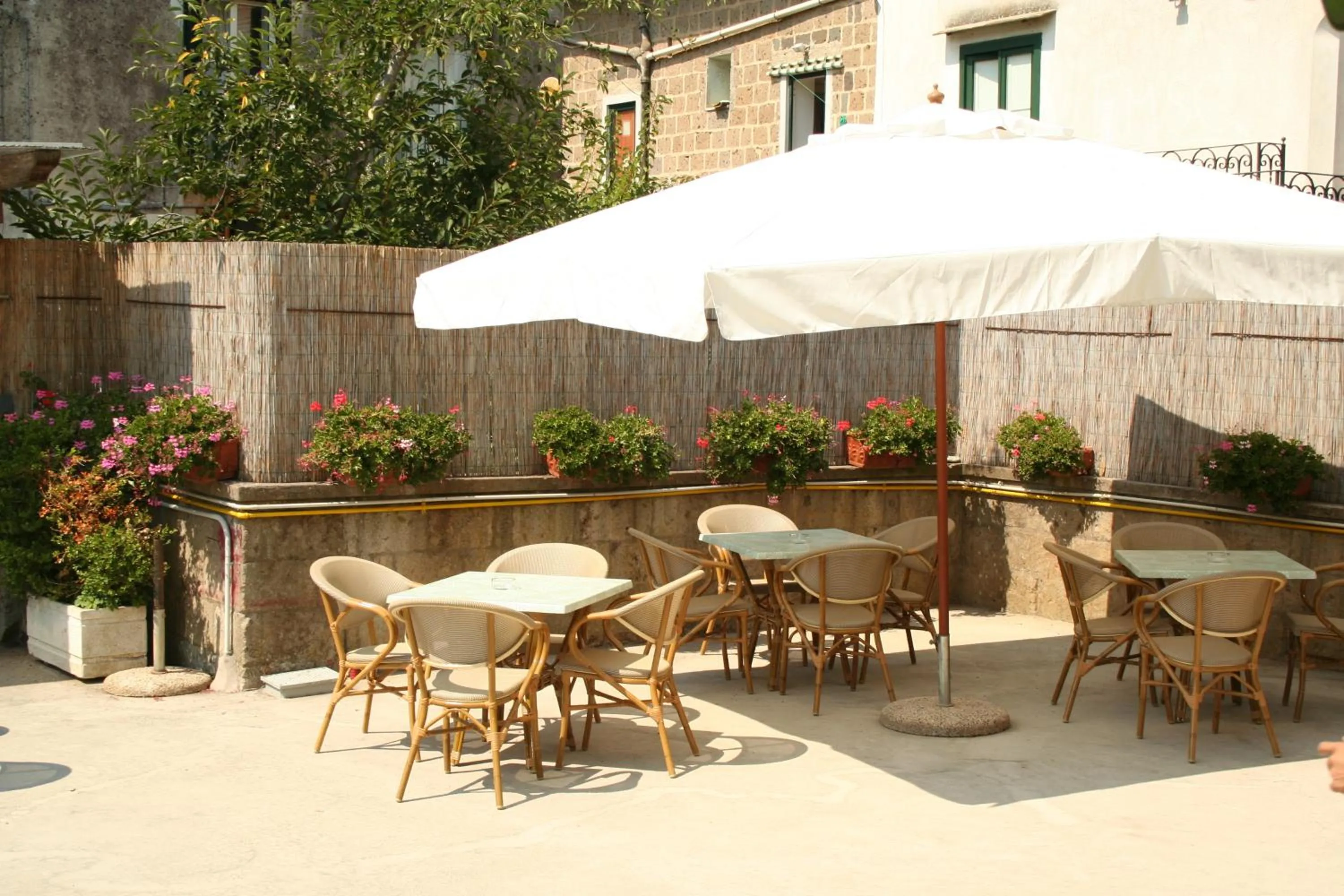 Seating area in Hotel Reginella