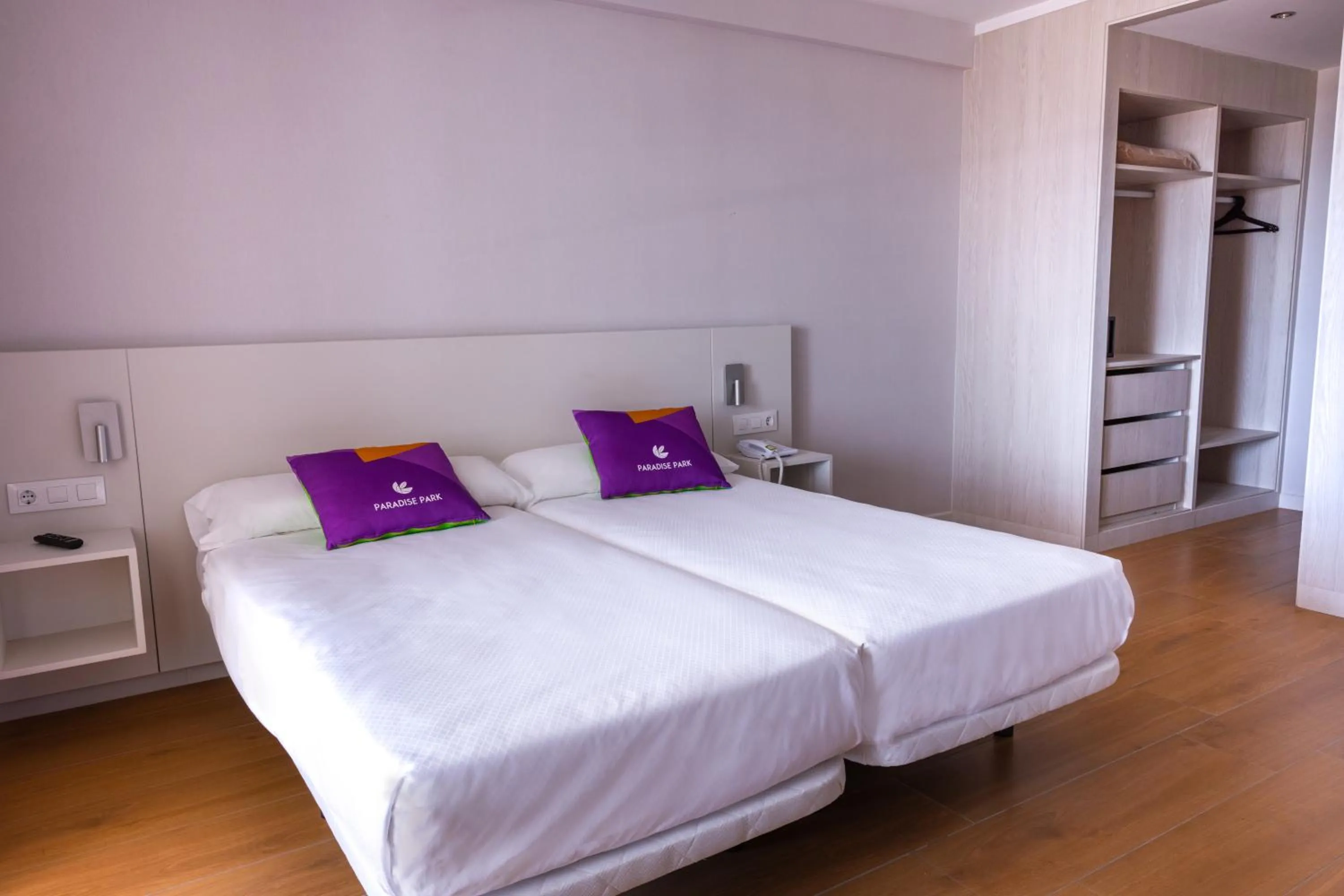 Decorative detail, Bed in Paradise Park Fun Lifestyle Hotel