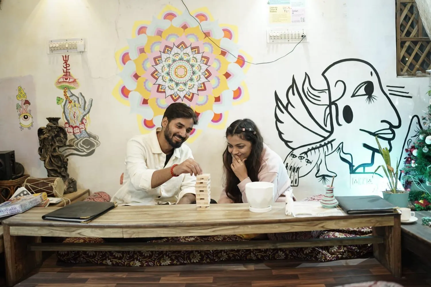 Game Room in The Pink Chapter Hostel, Jaipur