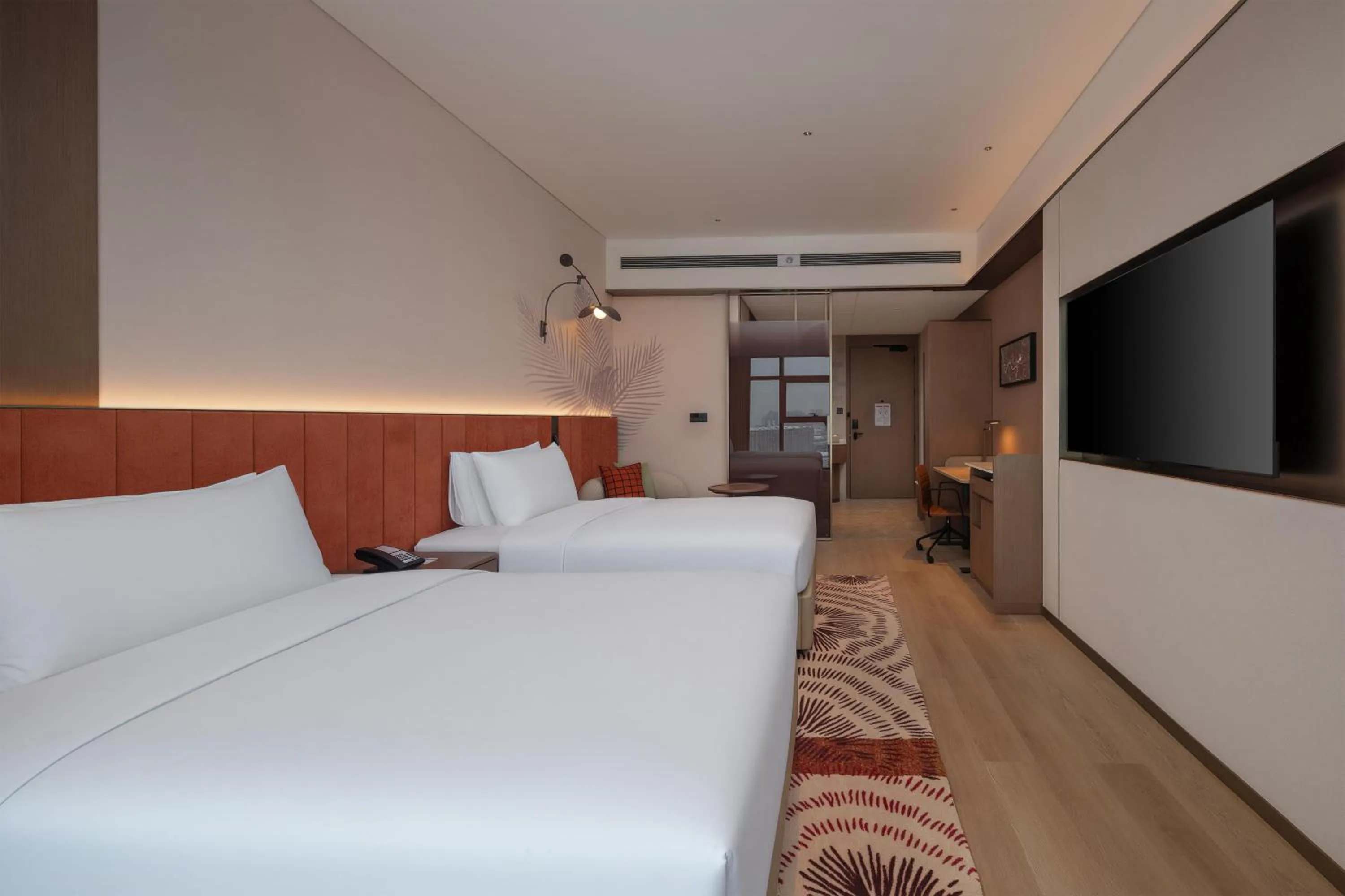 Bed in Hilton Garden Inn Jingzhou Shashi