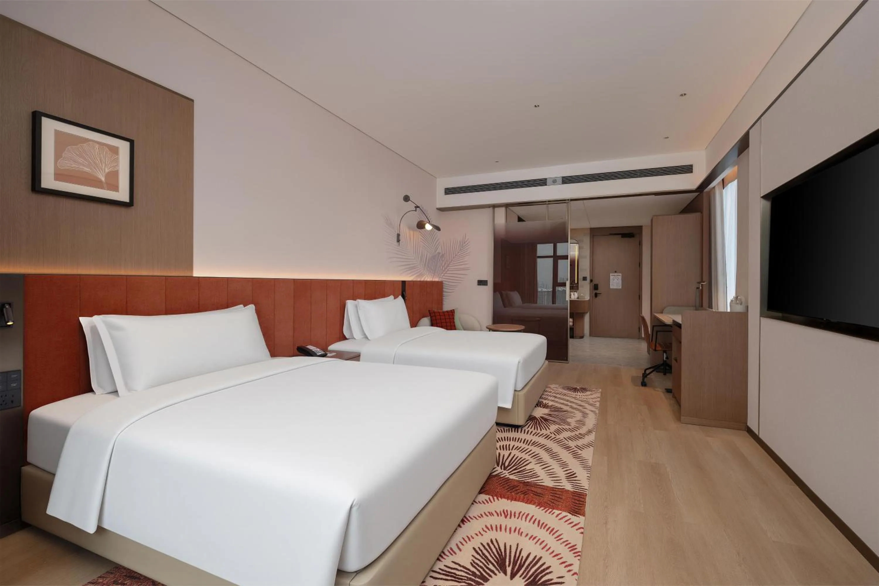 Bed in Hilton Garden Inn Jingzhou Shashi
