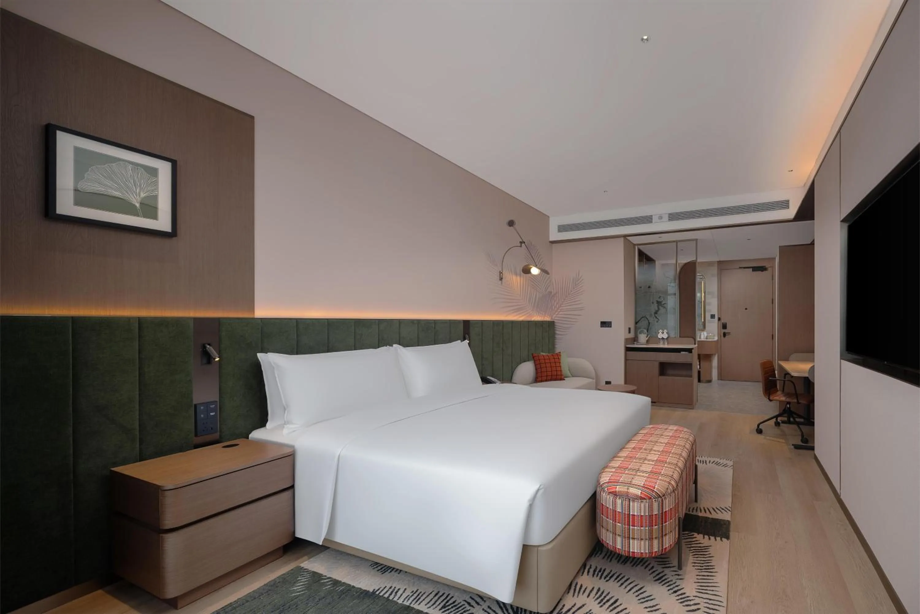 Bed in Hilton Garden Inn Jingzhou Shashi
