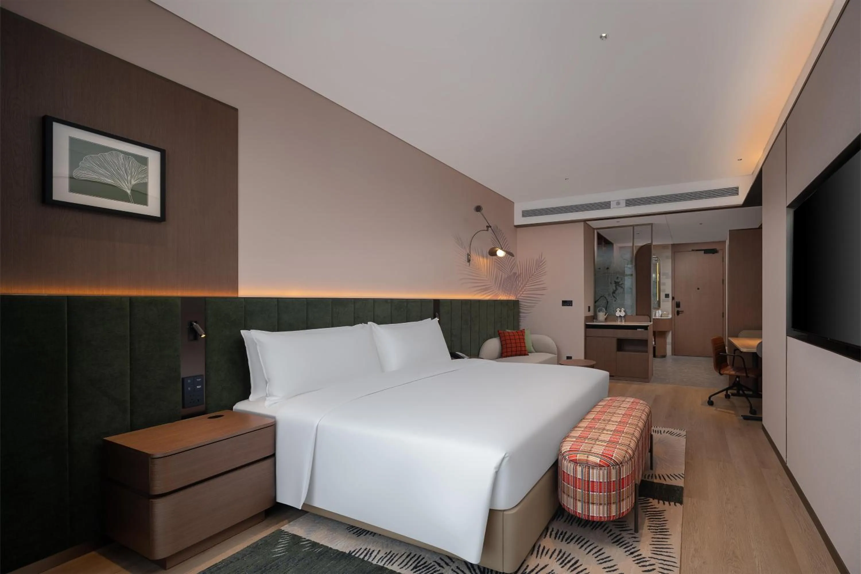Bed in Hilton Garden Inn Jingzhou Shashi