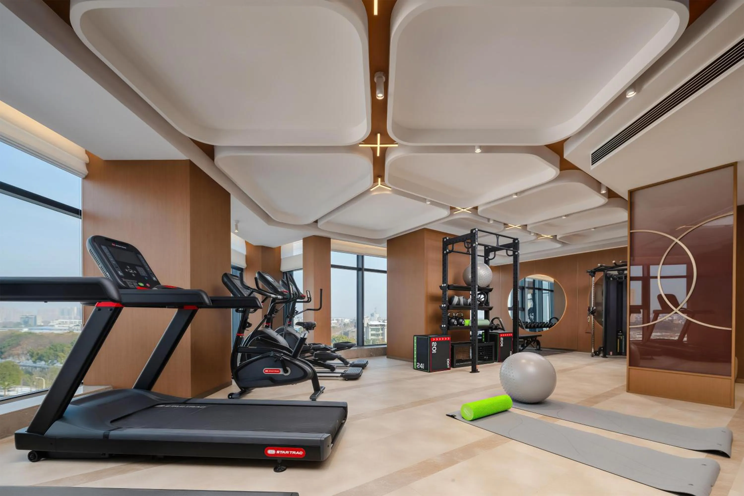 Fitness centre/facilities in Hilton Garden Inn Jingzhou Shashi