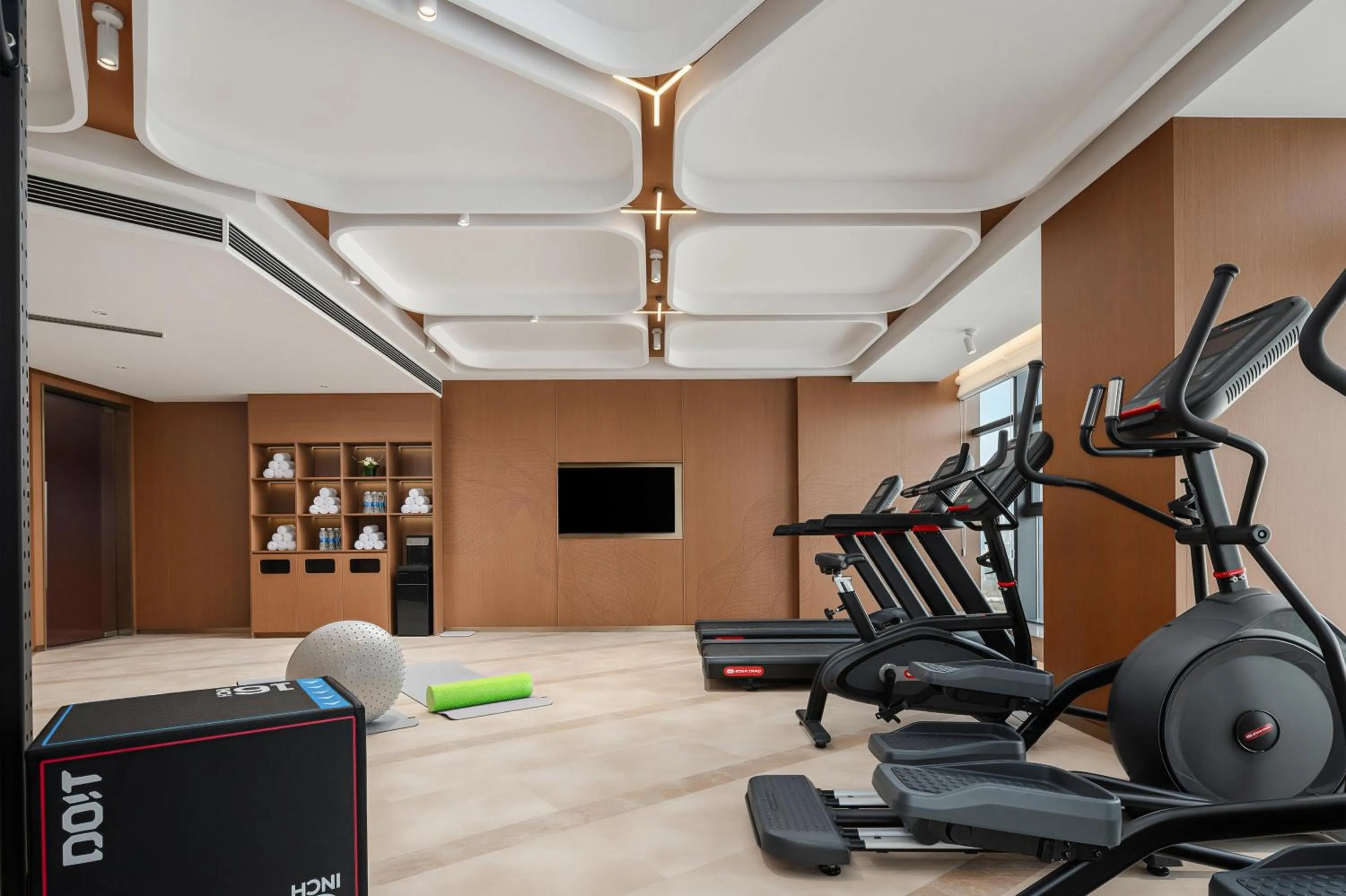 Fitness centre/facilities in Hilton Garden Inn Jingzhou Shashi