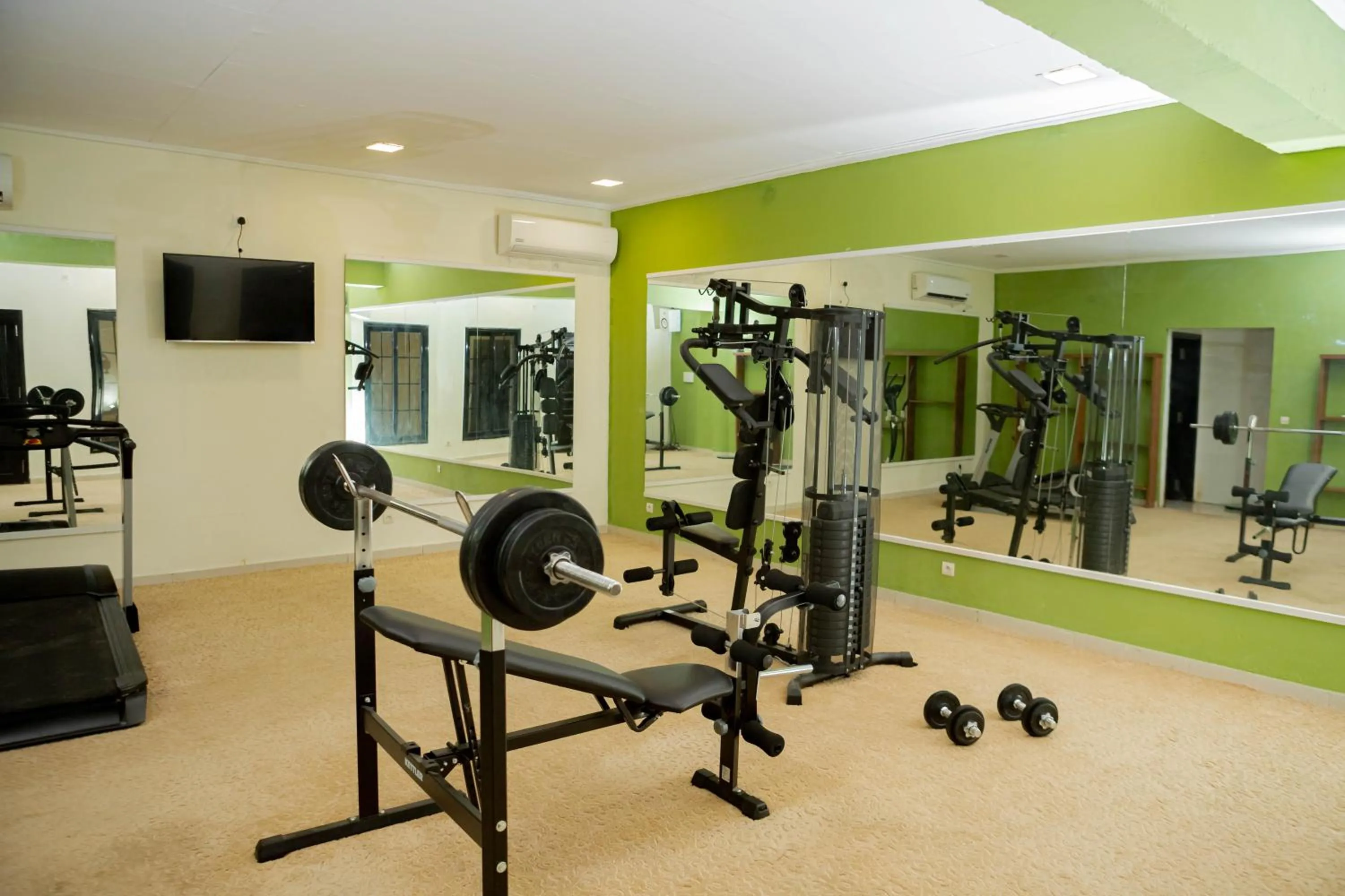 Fitness centre/facilities in Hotel Hibiscus Louis