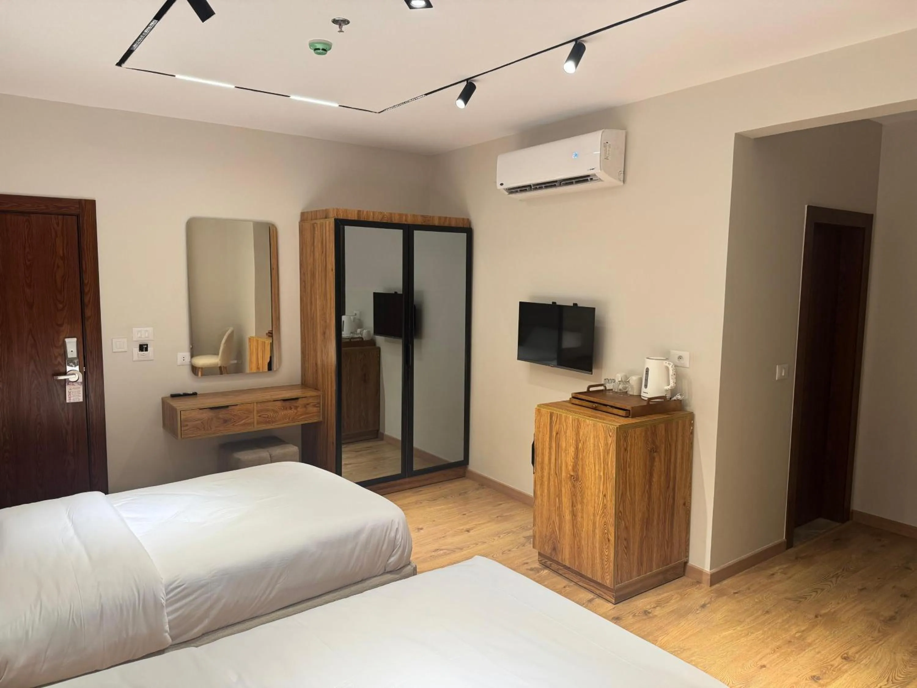 Bed in Palacio Pyramids Hotel