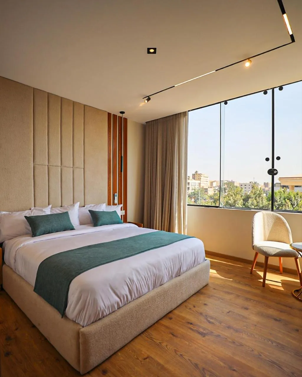 Bed in Palacio Pyramids Hotel