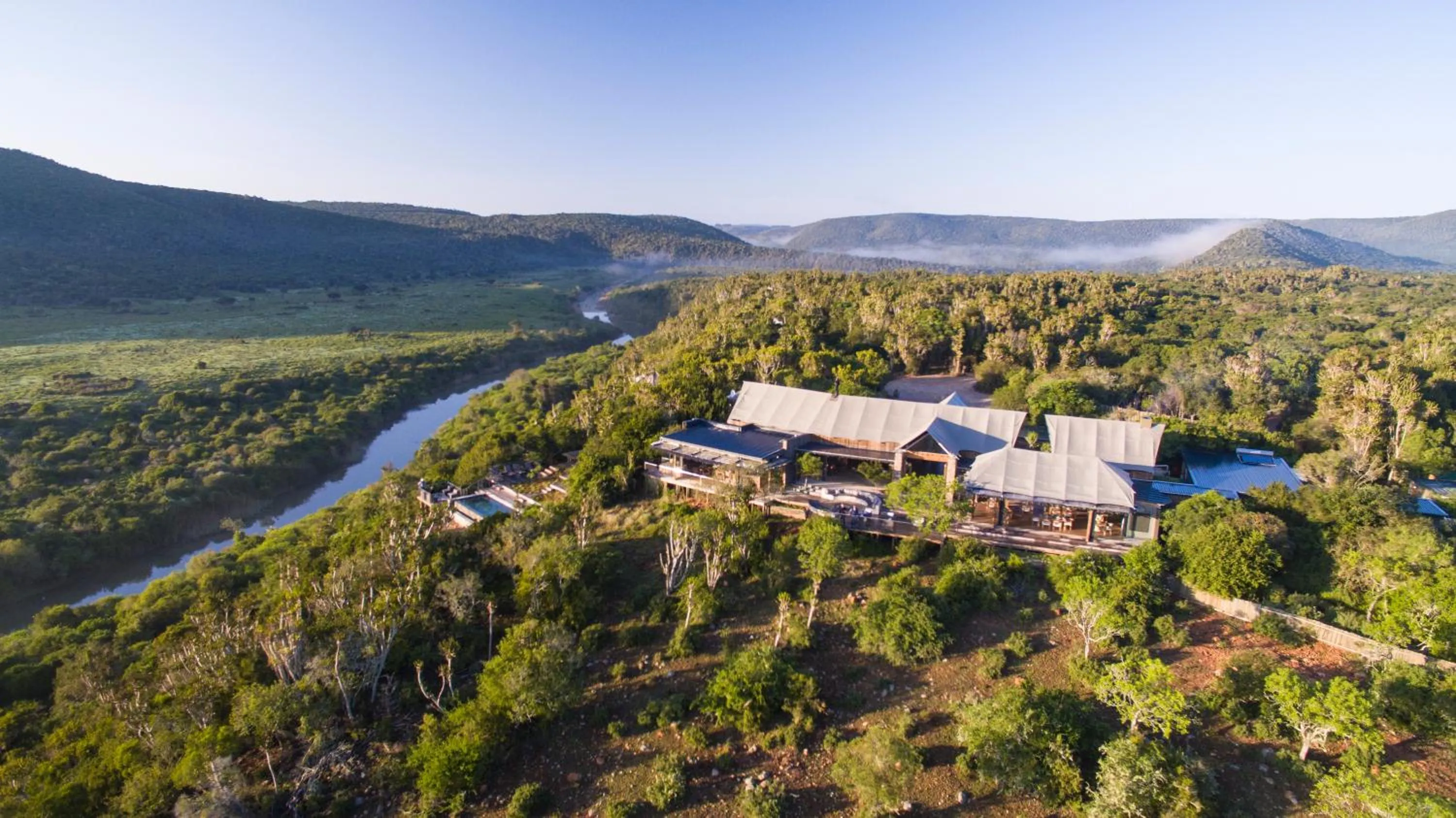 Property building in Kariega Game Reserve Settlers Drift
