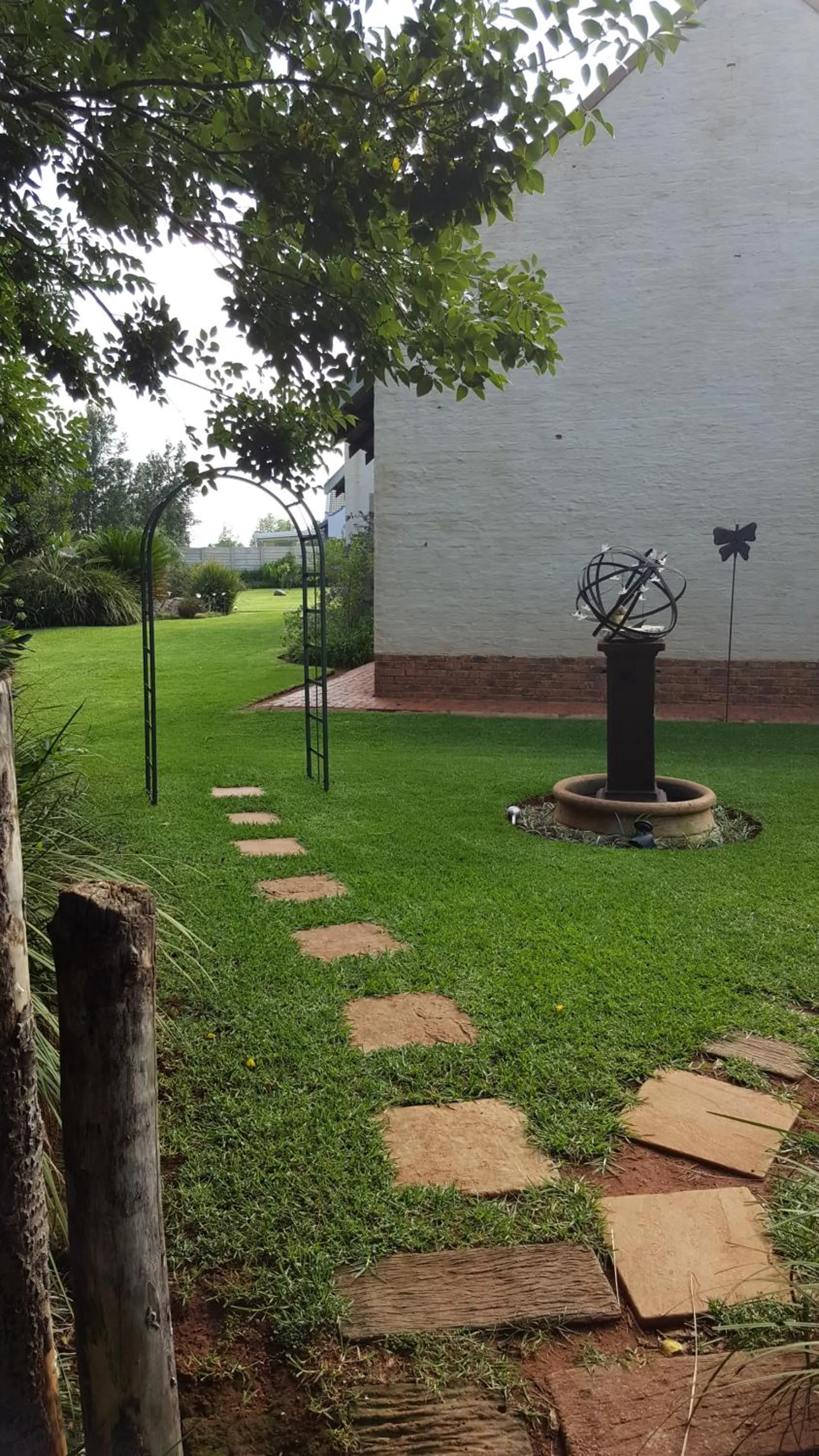 Garden in African Silhouette Guesthouse