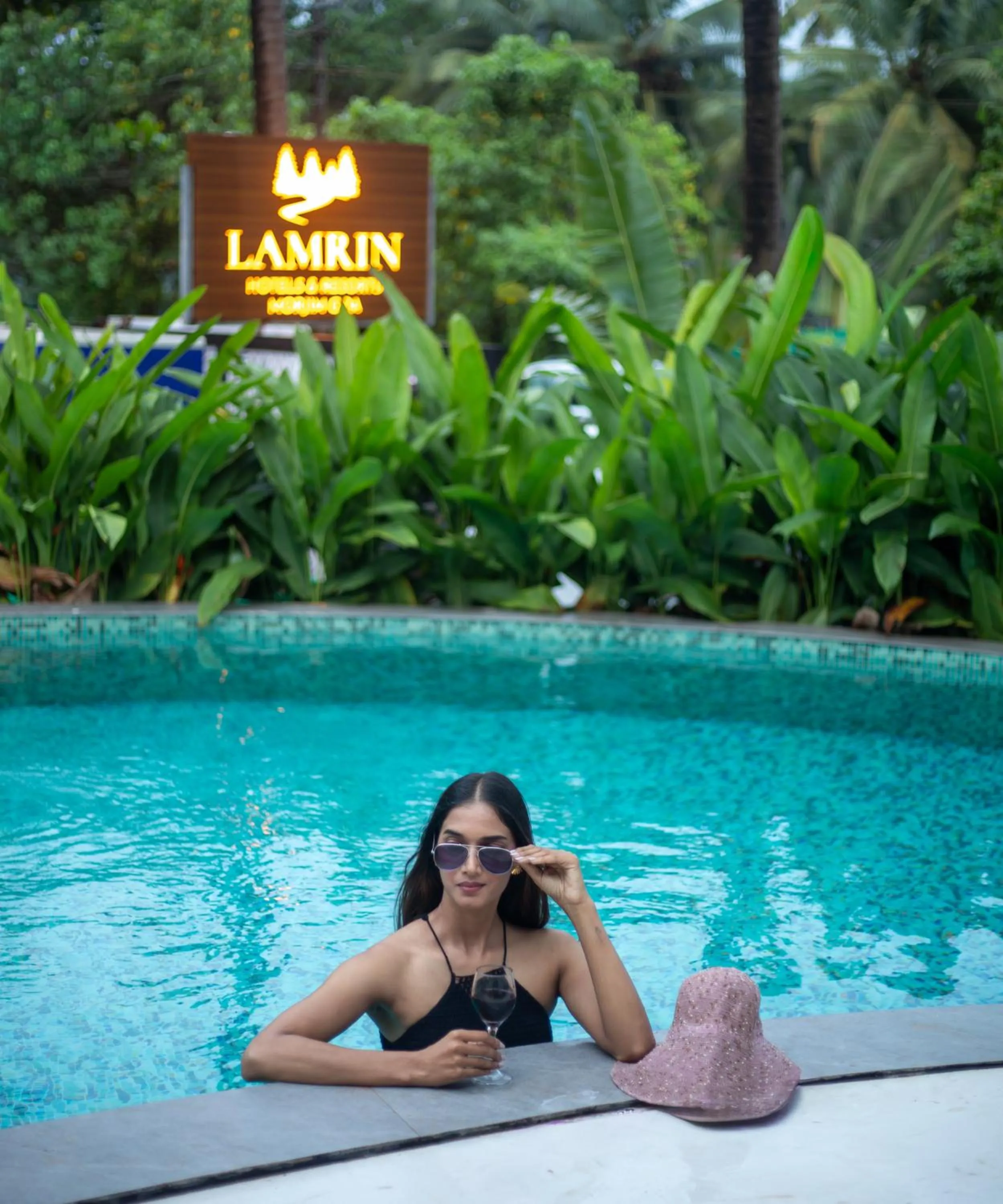 Swimming pool in Lamrin Morjim Goa