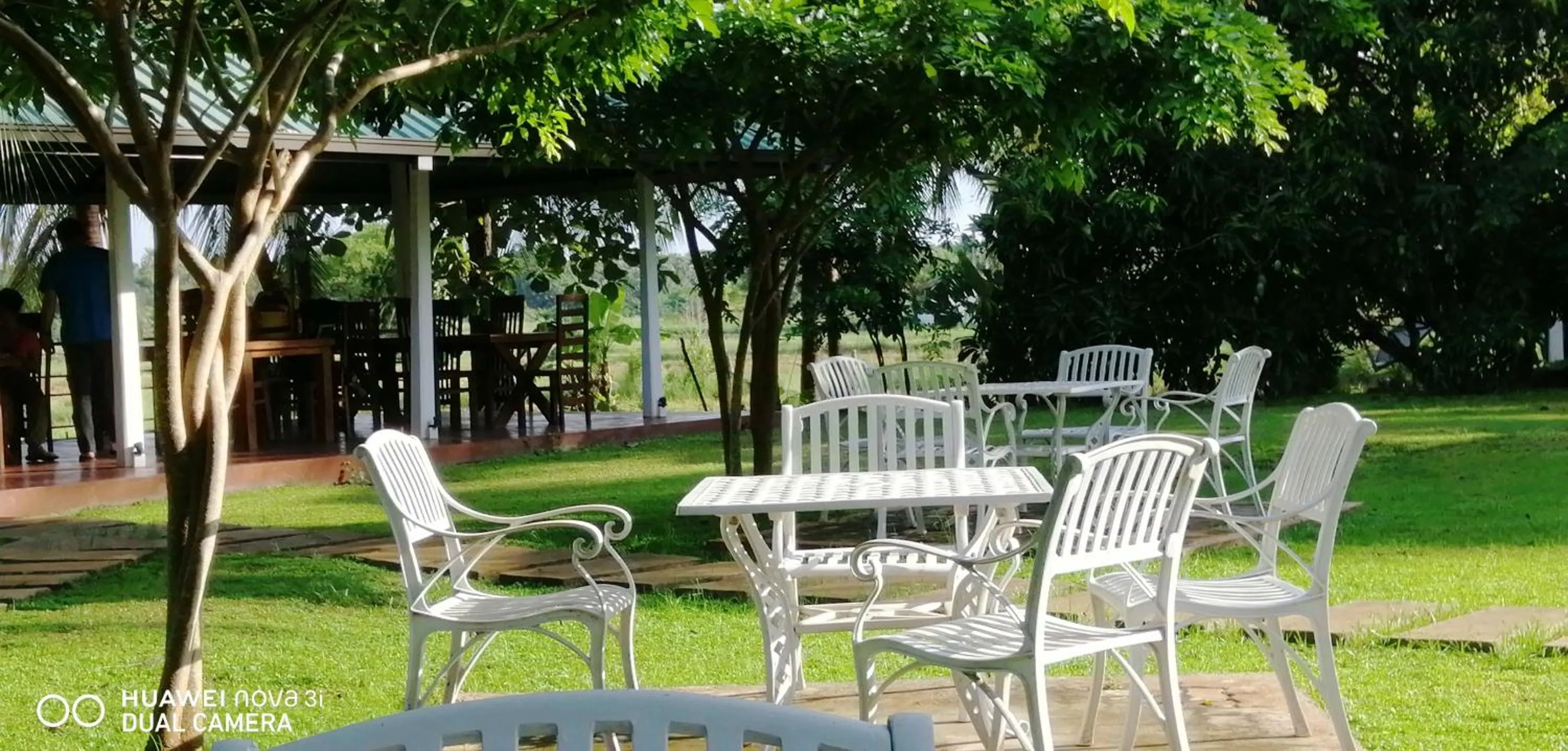 Patio in Rajarata Family Resort