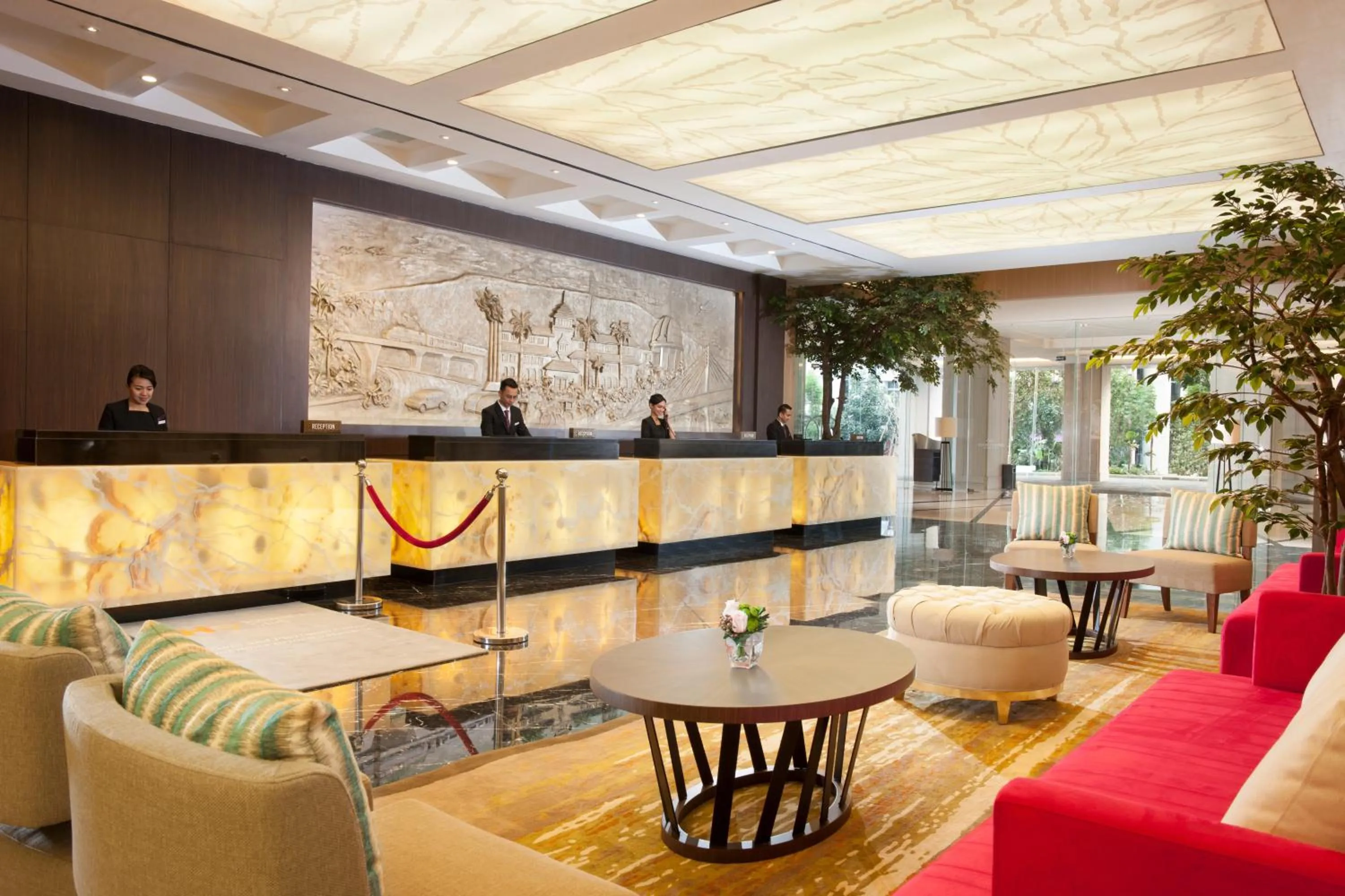 Lobby or reception in Crowne Plaza Bandung by IHG