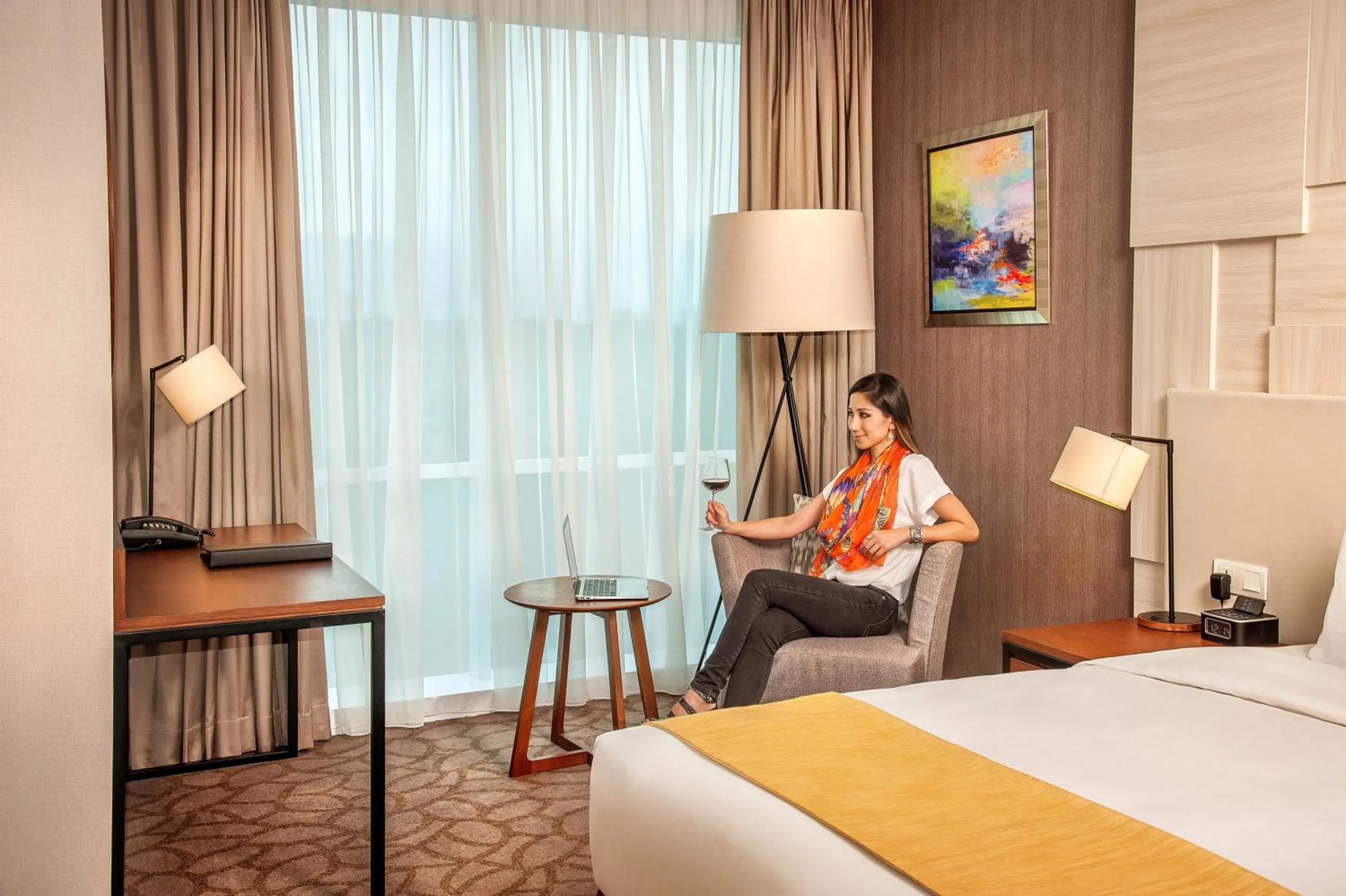 Photo of the whole room, Bed in Crowne Plaza Bandung by IHG