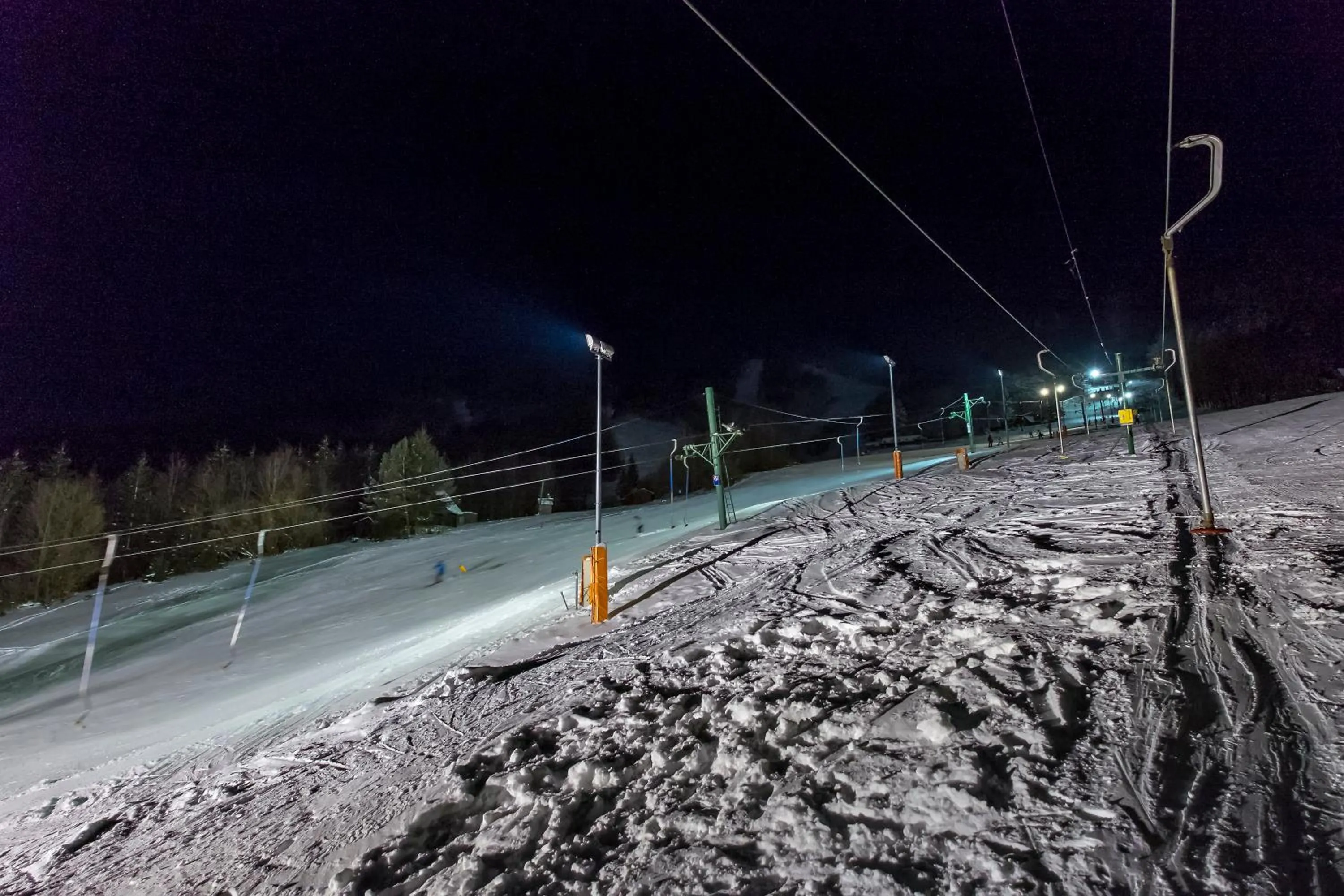 Night in Salaš Kľak