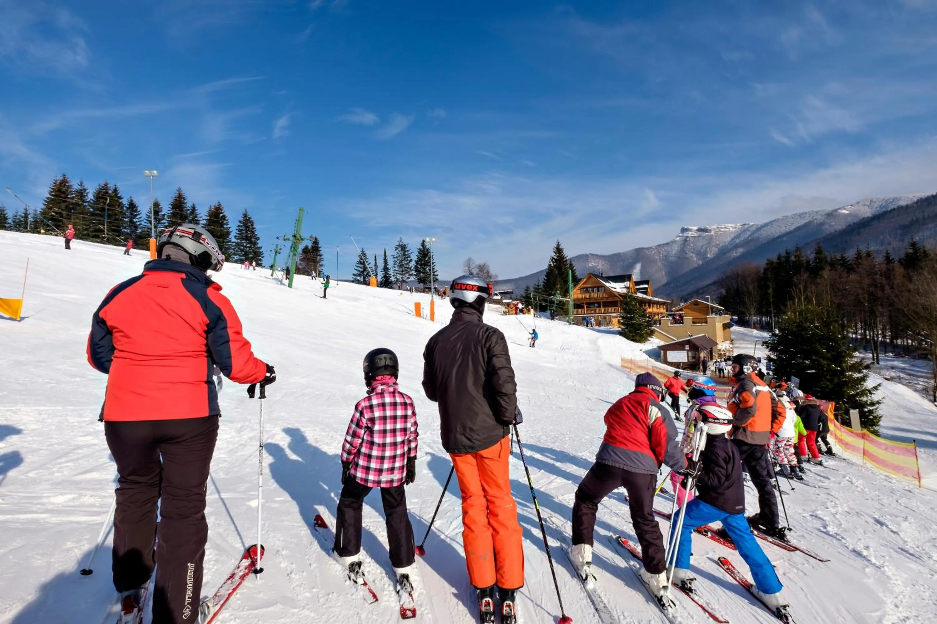 Skiing in Salaš Kľak
