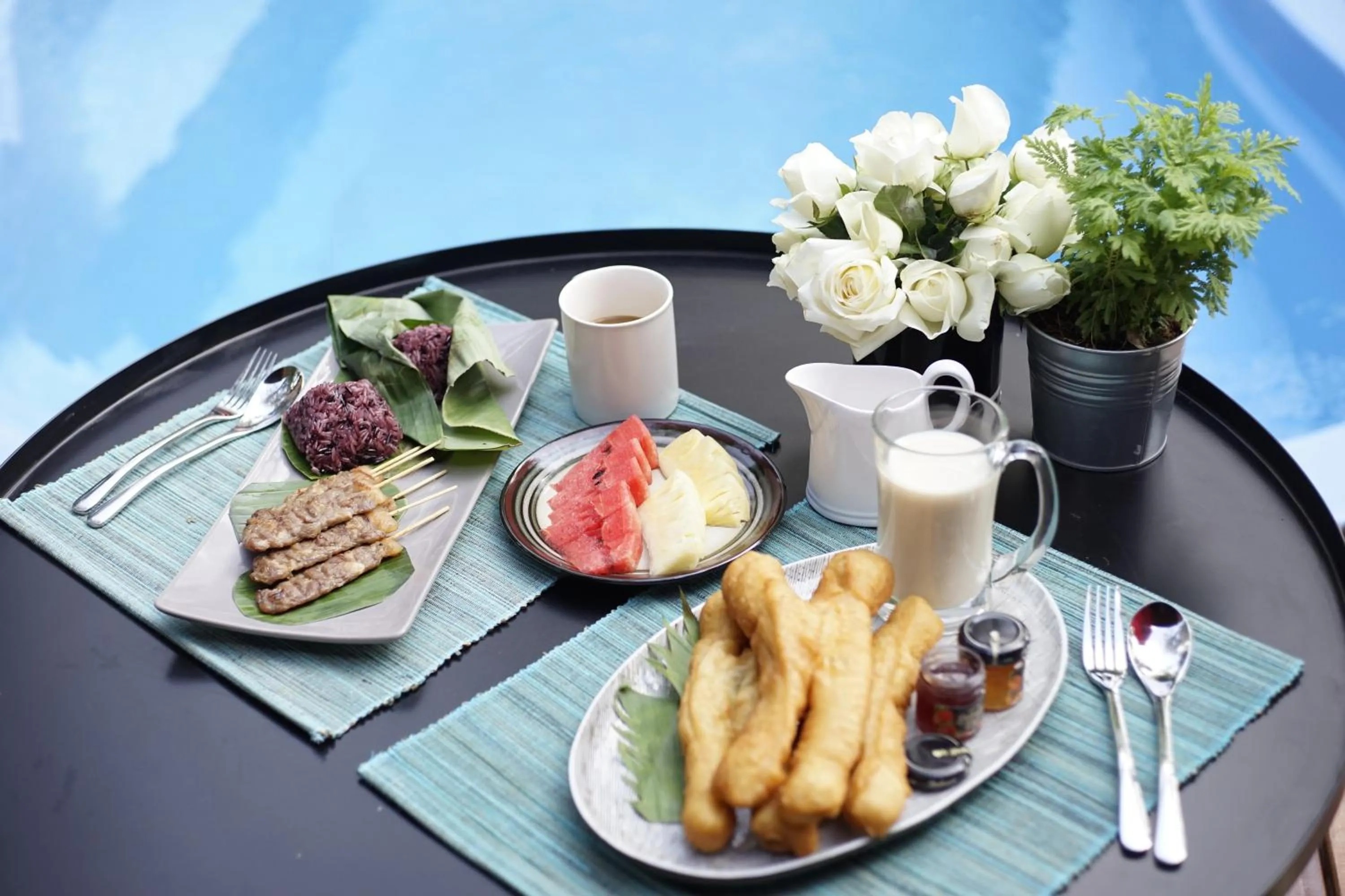 Food close-up in Private Pool Villa 88 Nimman Chiangmai