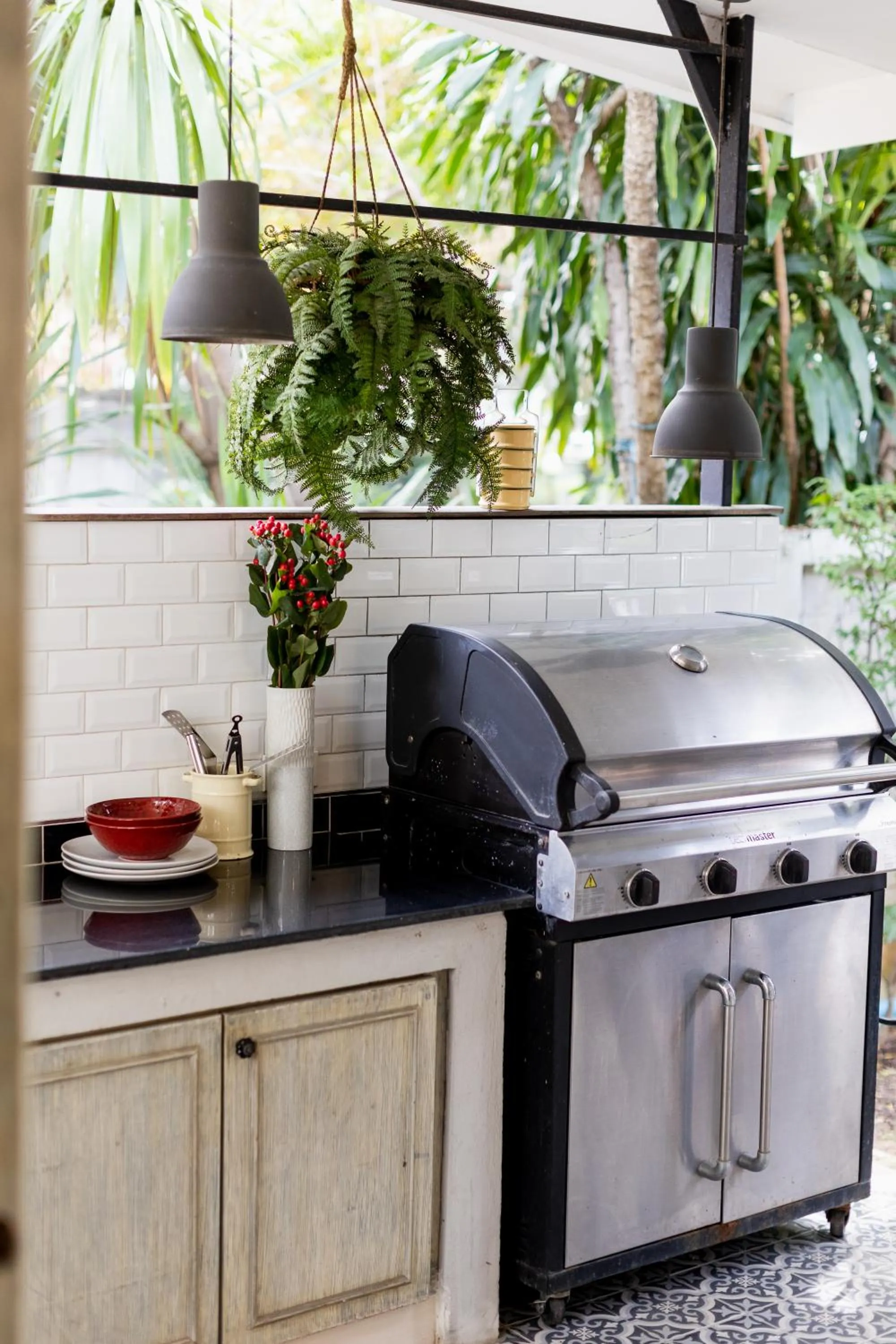 BBQ facilities in Private Pool Villa 88 Nimman Chiangmai