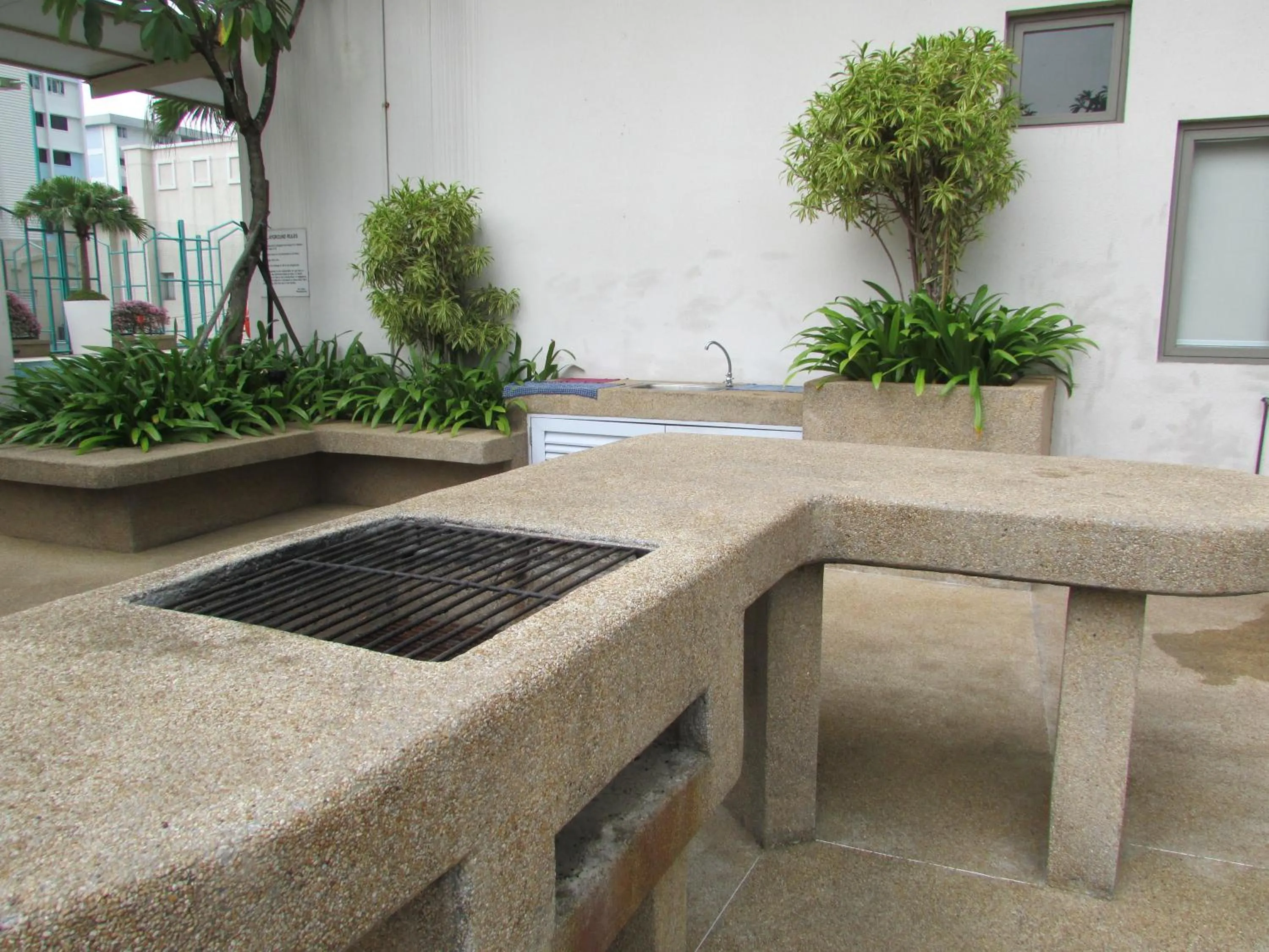 BBQ facilities in Village Residence West Coast by Far East Hospitality
