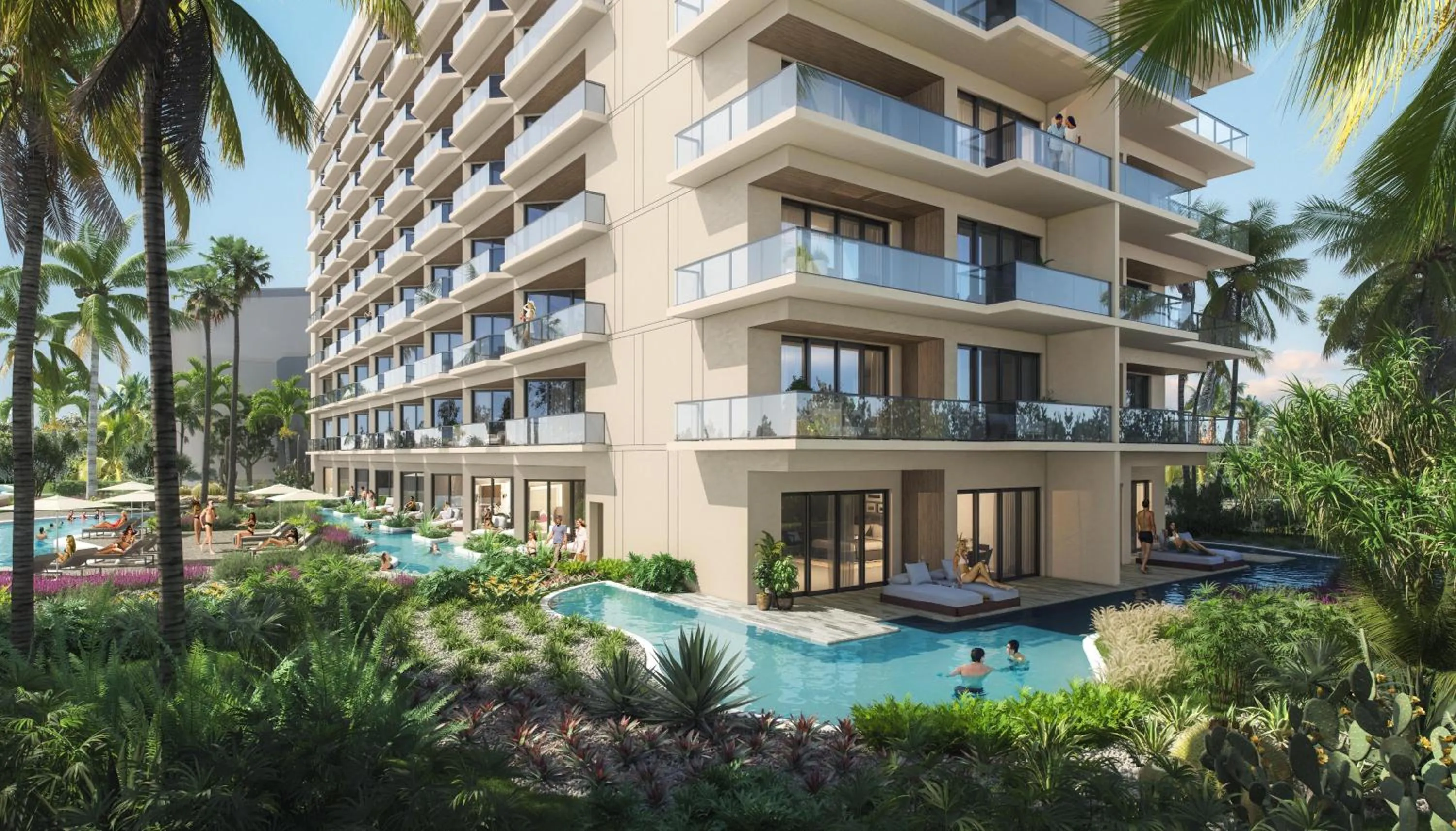 Pool view in The Westerly At Hilton Aruba Caribbean Resort