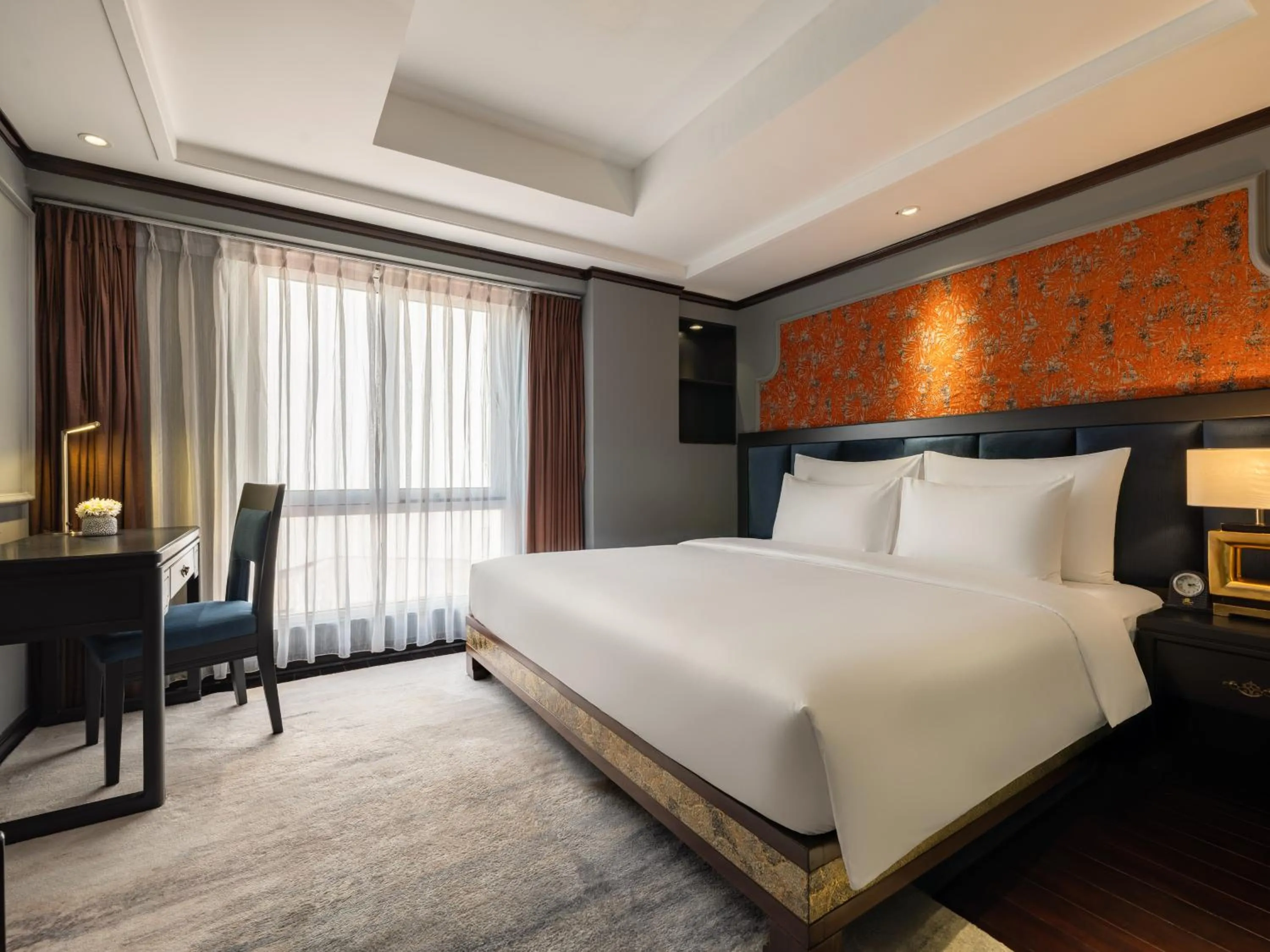 Photo of the whole room, Bed in Hanoi Solis Hotel