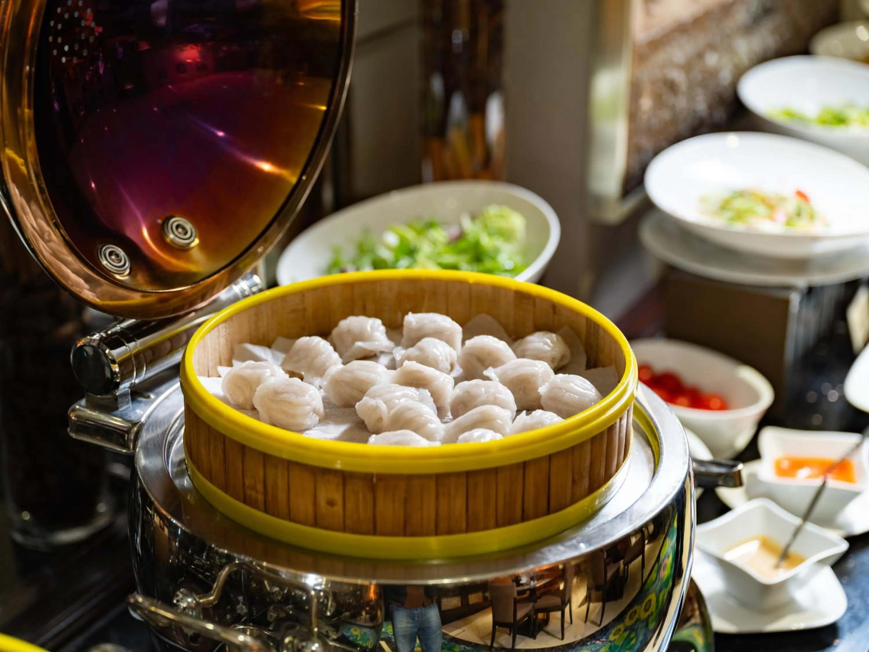 Buffet breakfast in Hanoi Solis Hotel