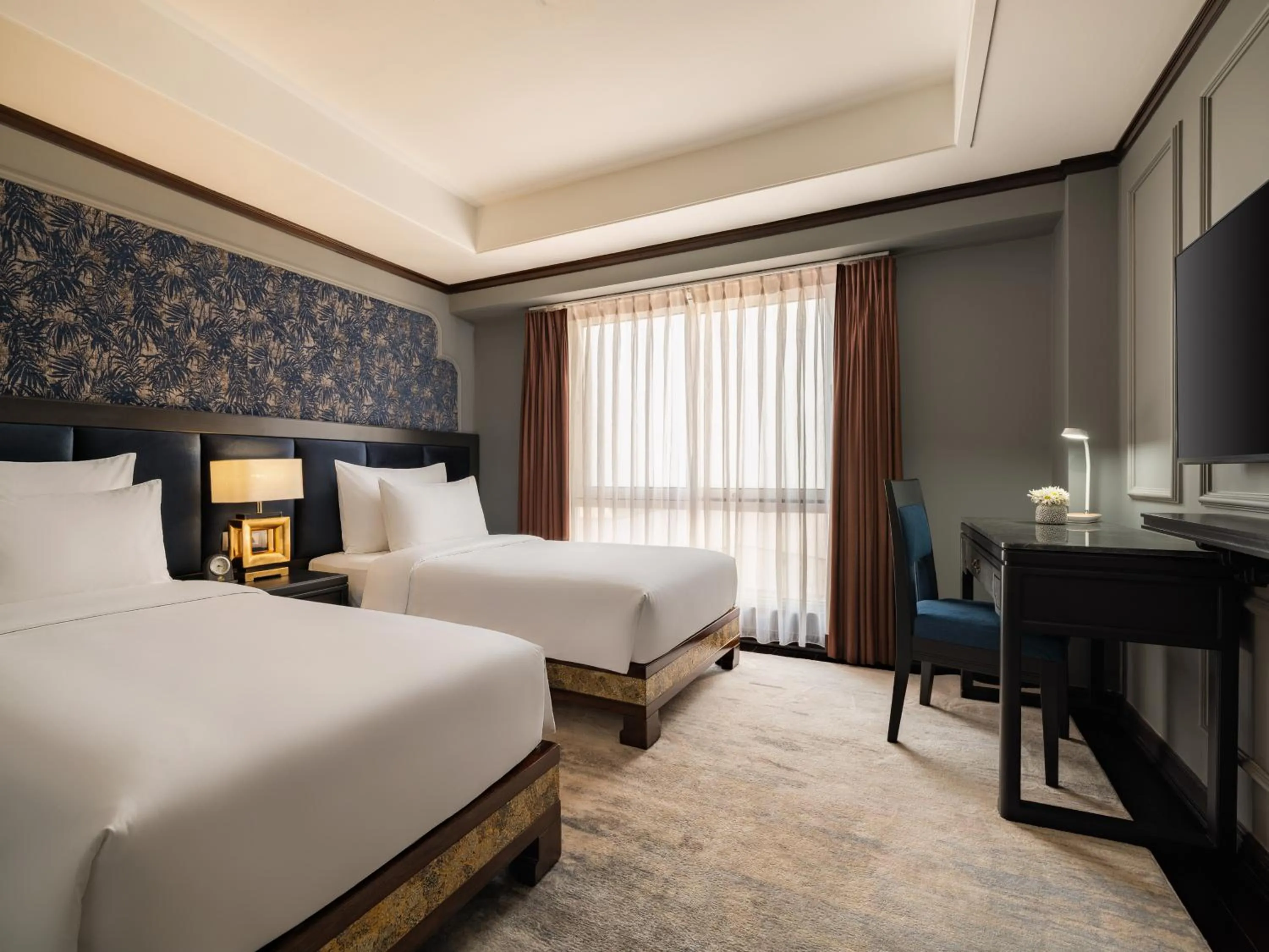 Bed in Hanoi Solis Hotel