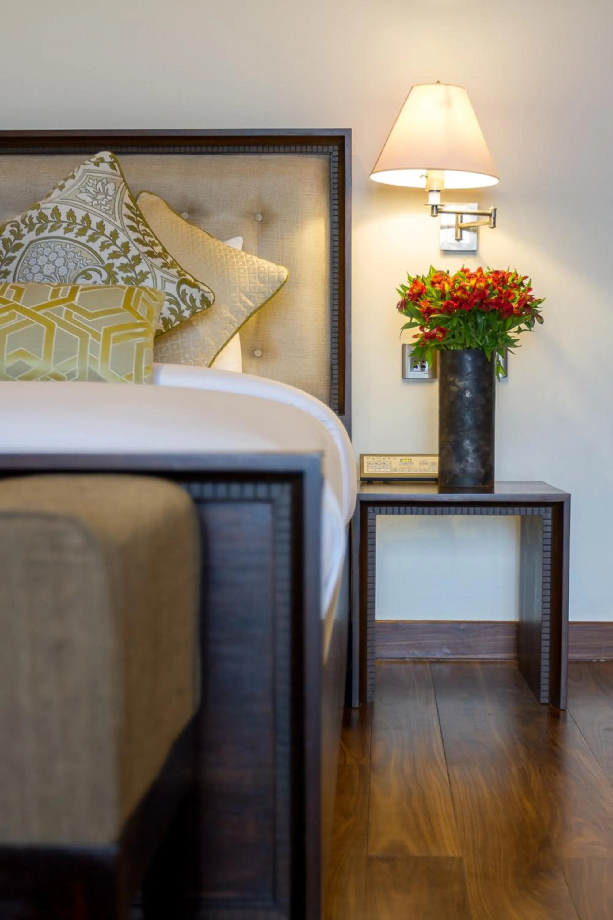 Decorative detail, Bed in Tea Plant Nuwara Eliya