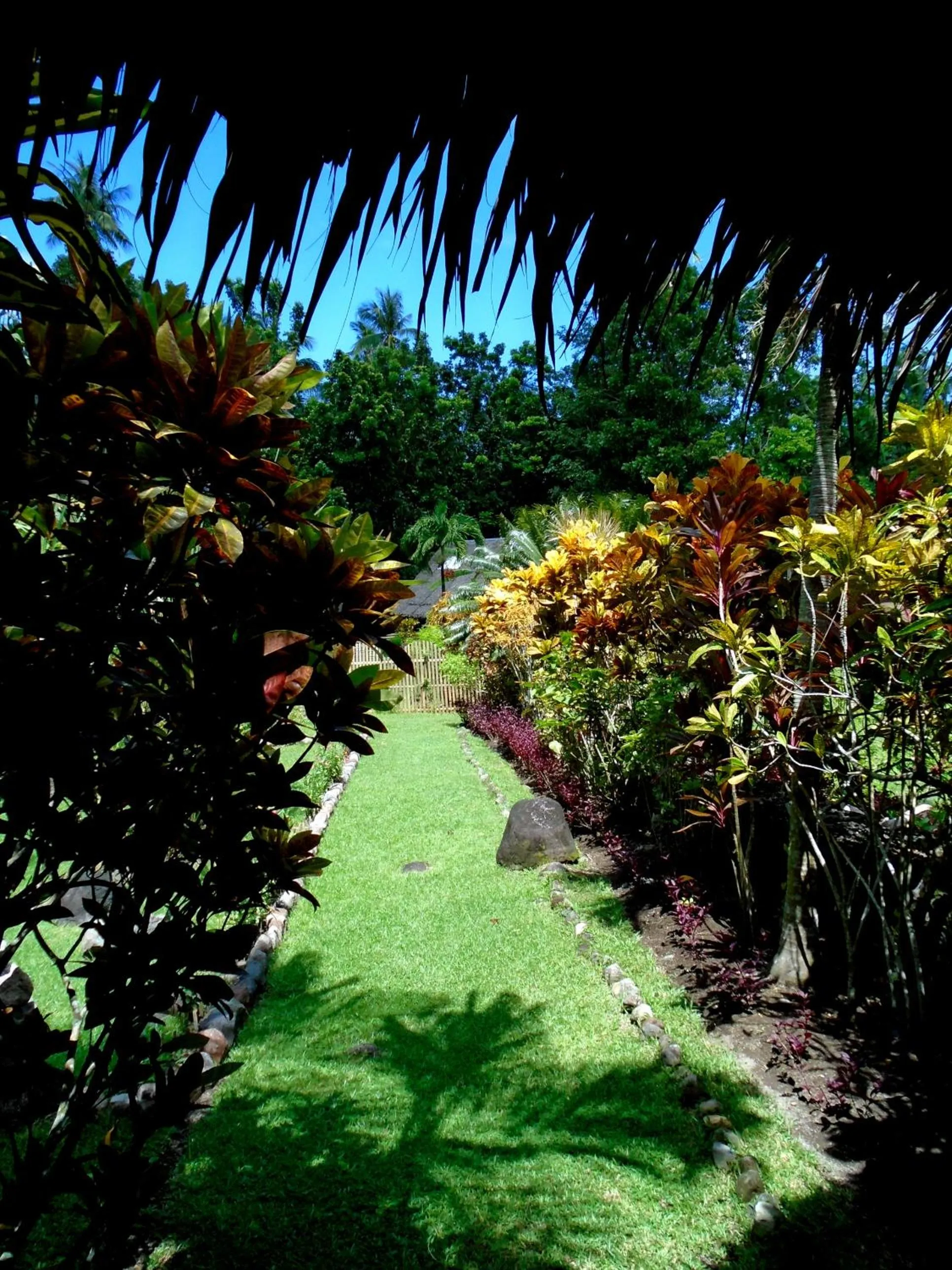 Garden view in Nypa Style Resort Camiguin