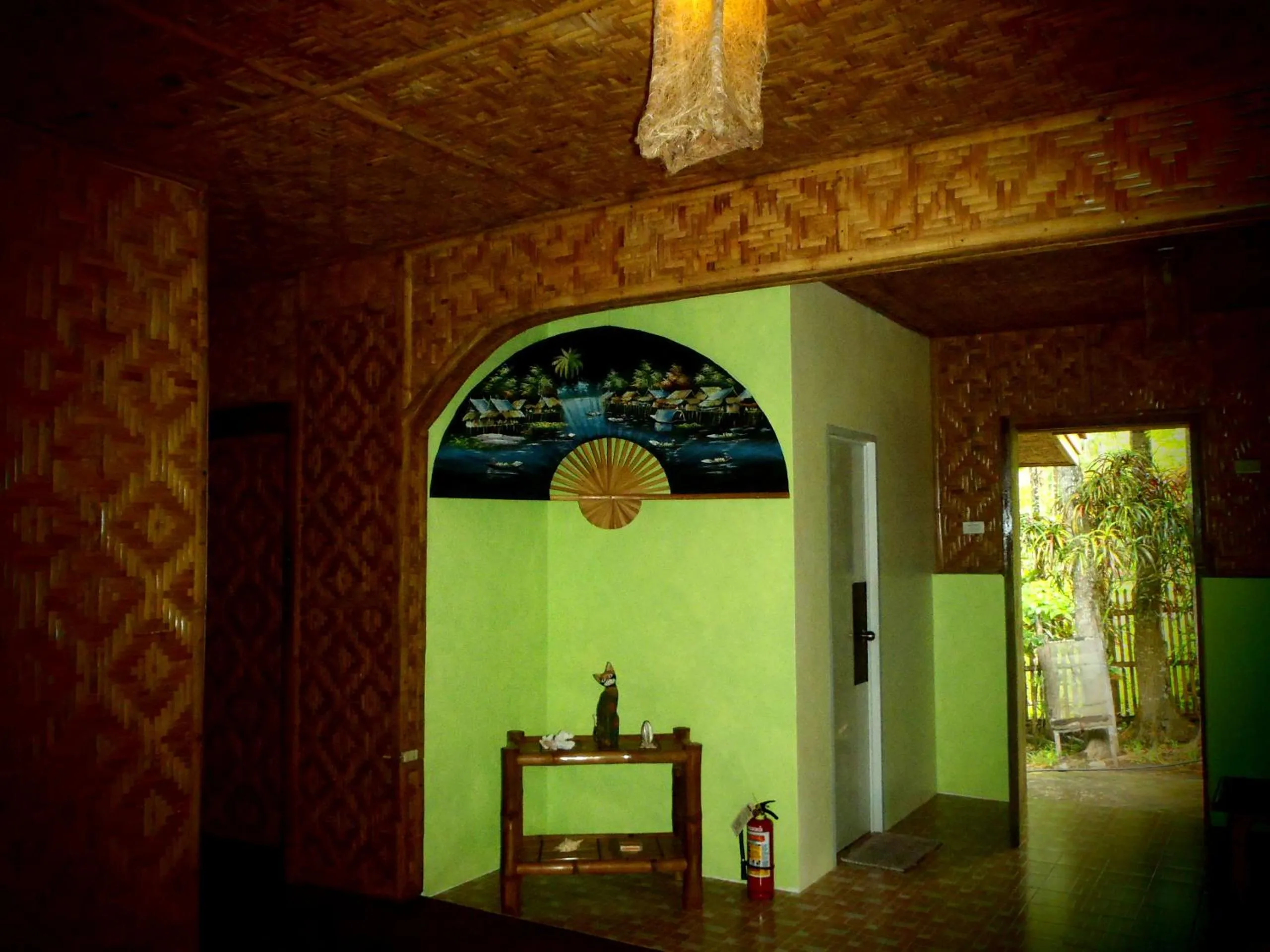 Living room in Nypa Style Resort Camiguin