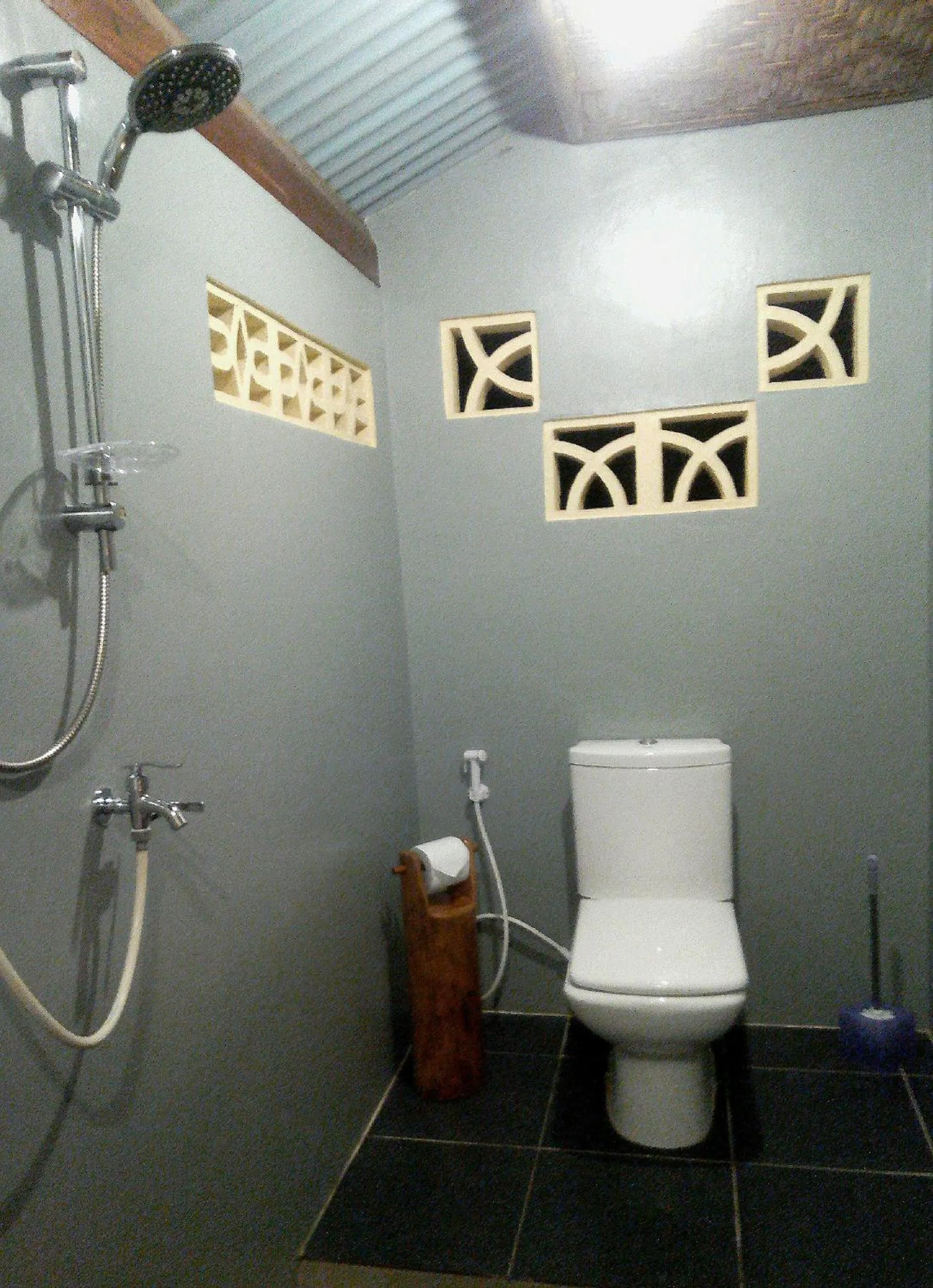 Shower in Nypa Style Resort Camiguin