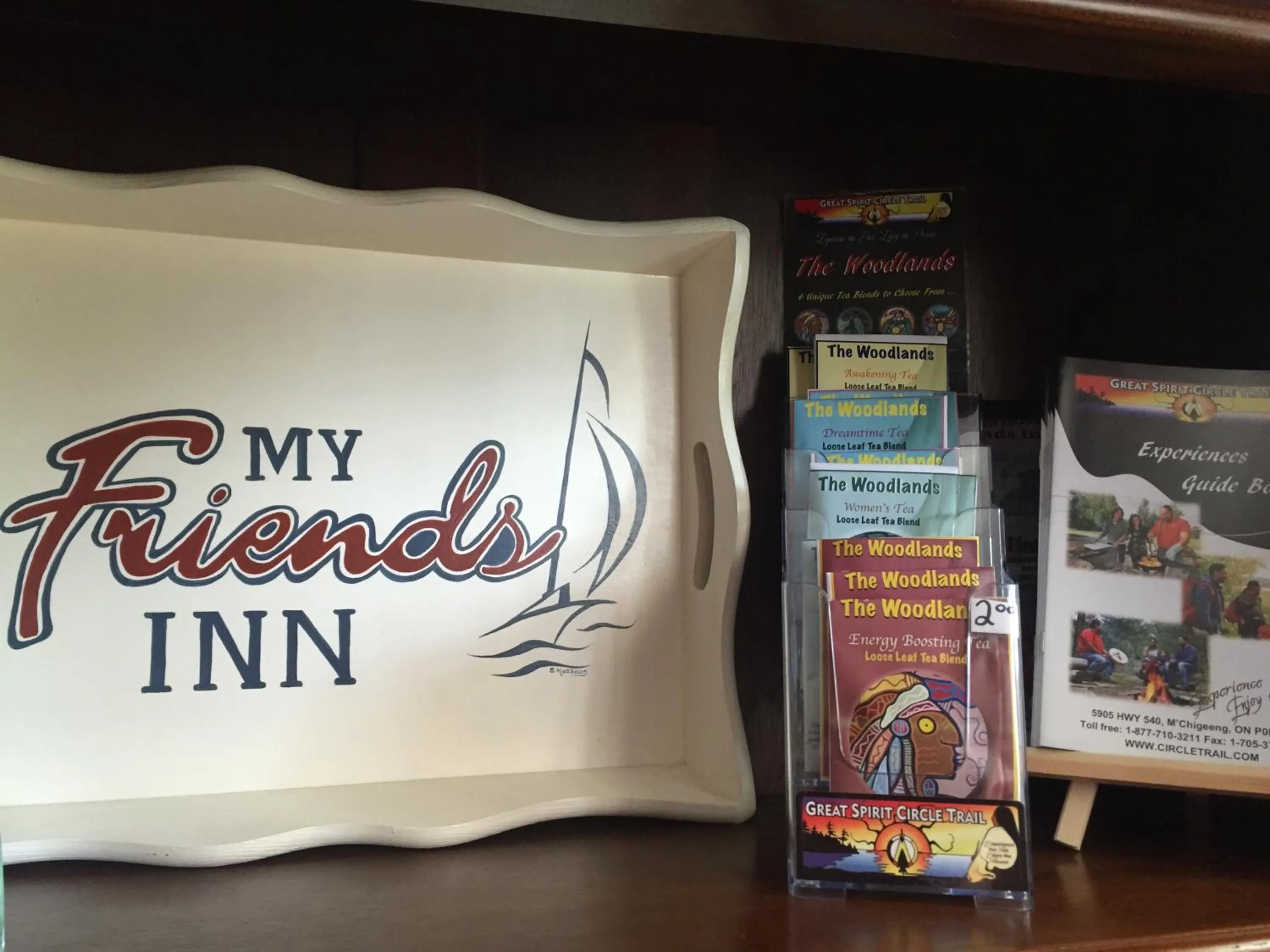 Decorative detail in My Friends Inn Manitoulin