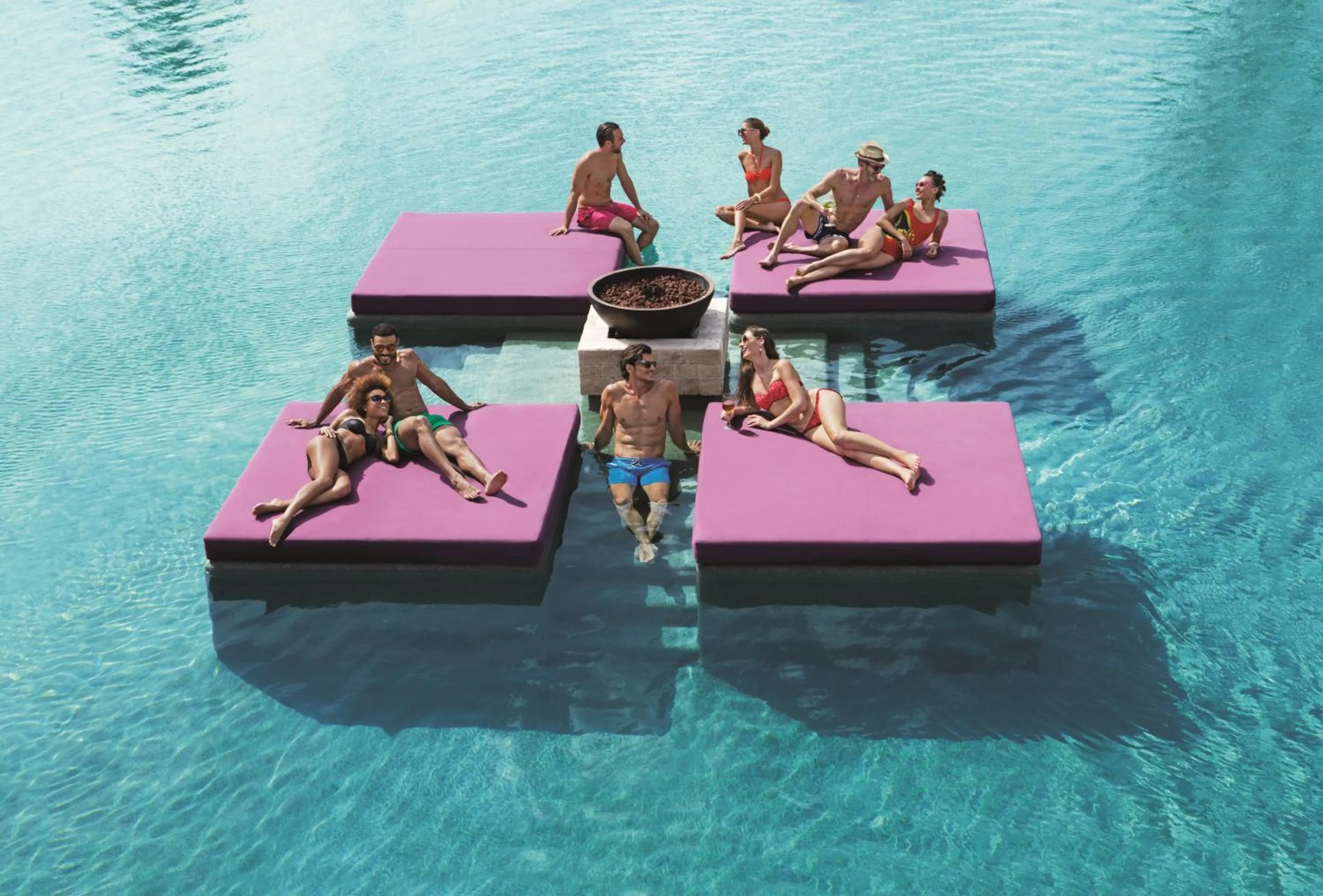 Swimming pool in Breathless Riviera Cancun Resort & Spa - Adults Only - All inclusive