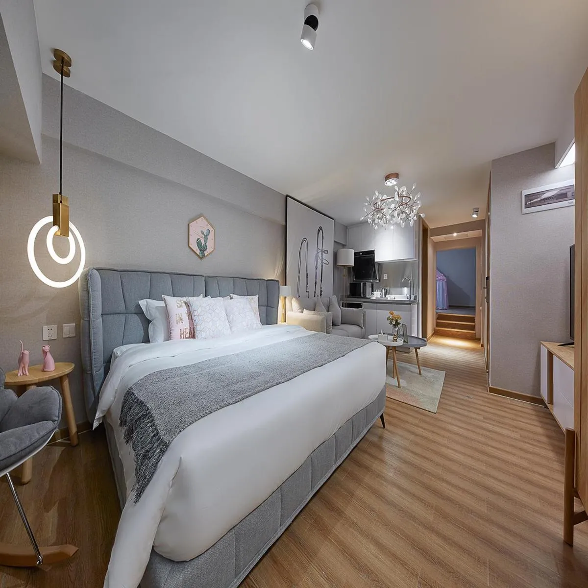 Bed in Boke Home Boutique Apartment