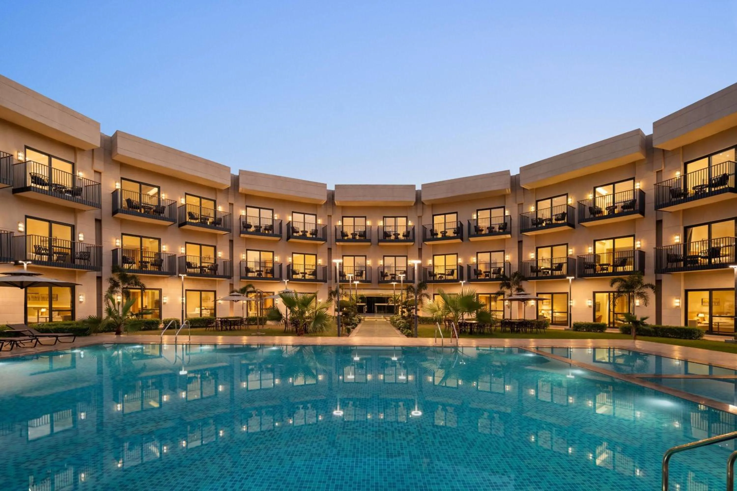 Swimming pool in Ramada by Wyndham Sonipat Murthal