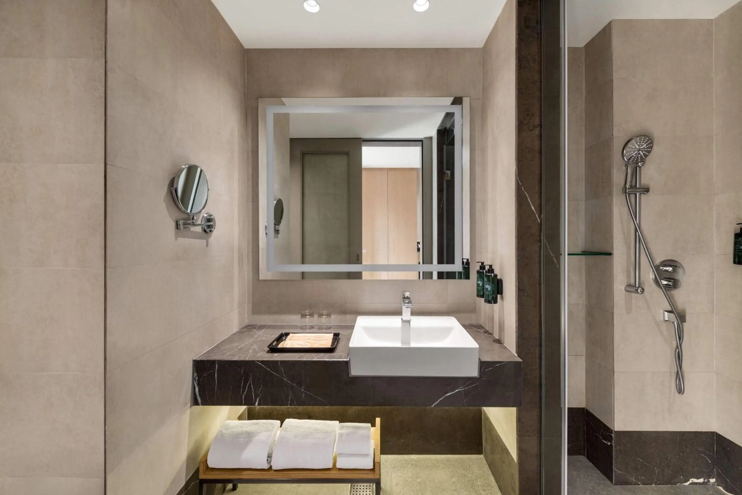 Bathroom in Ramada by Wyndham Sonipat Murthal