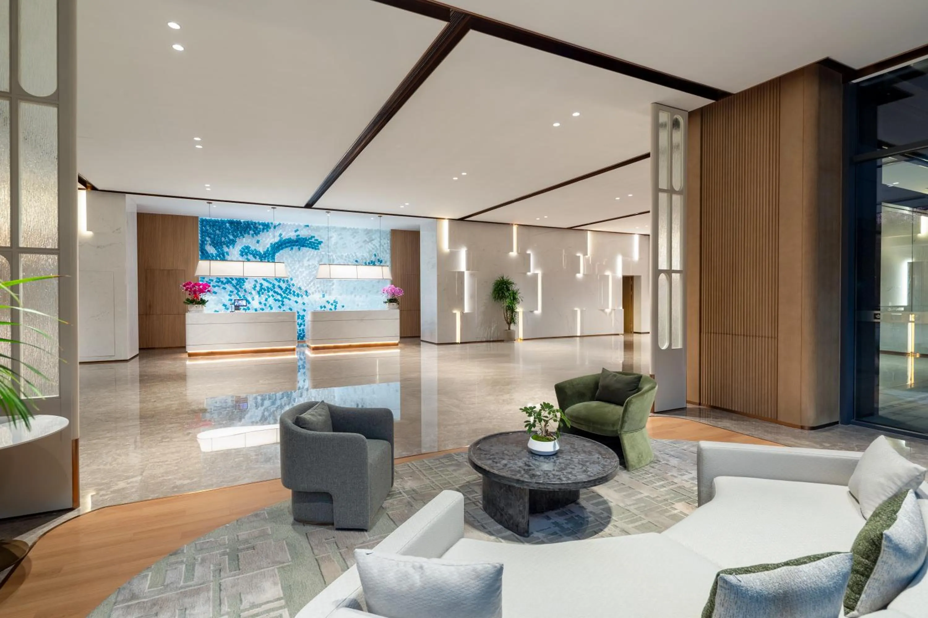 Seating area in Wyndham Garden Shanghai Songjiang