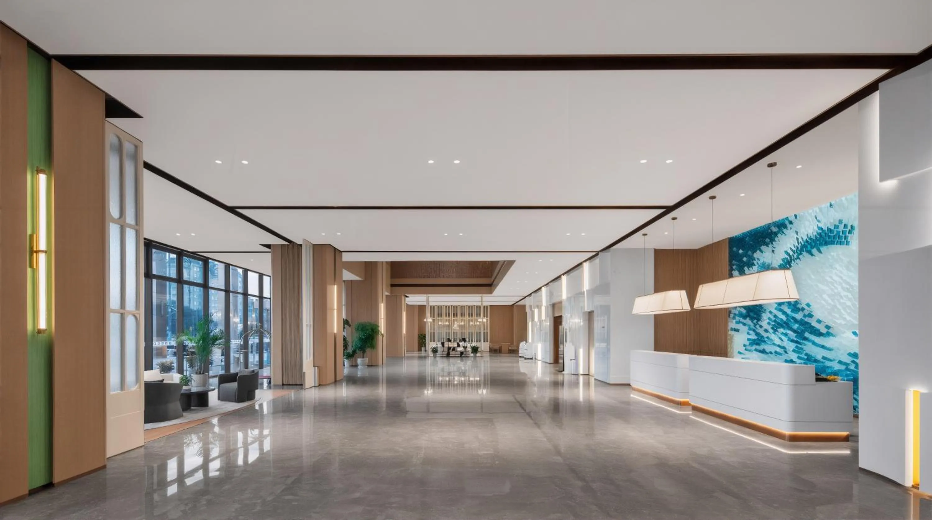 Lobby or reception in Wyndham Garden Shanghai Songjiang