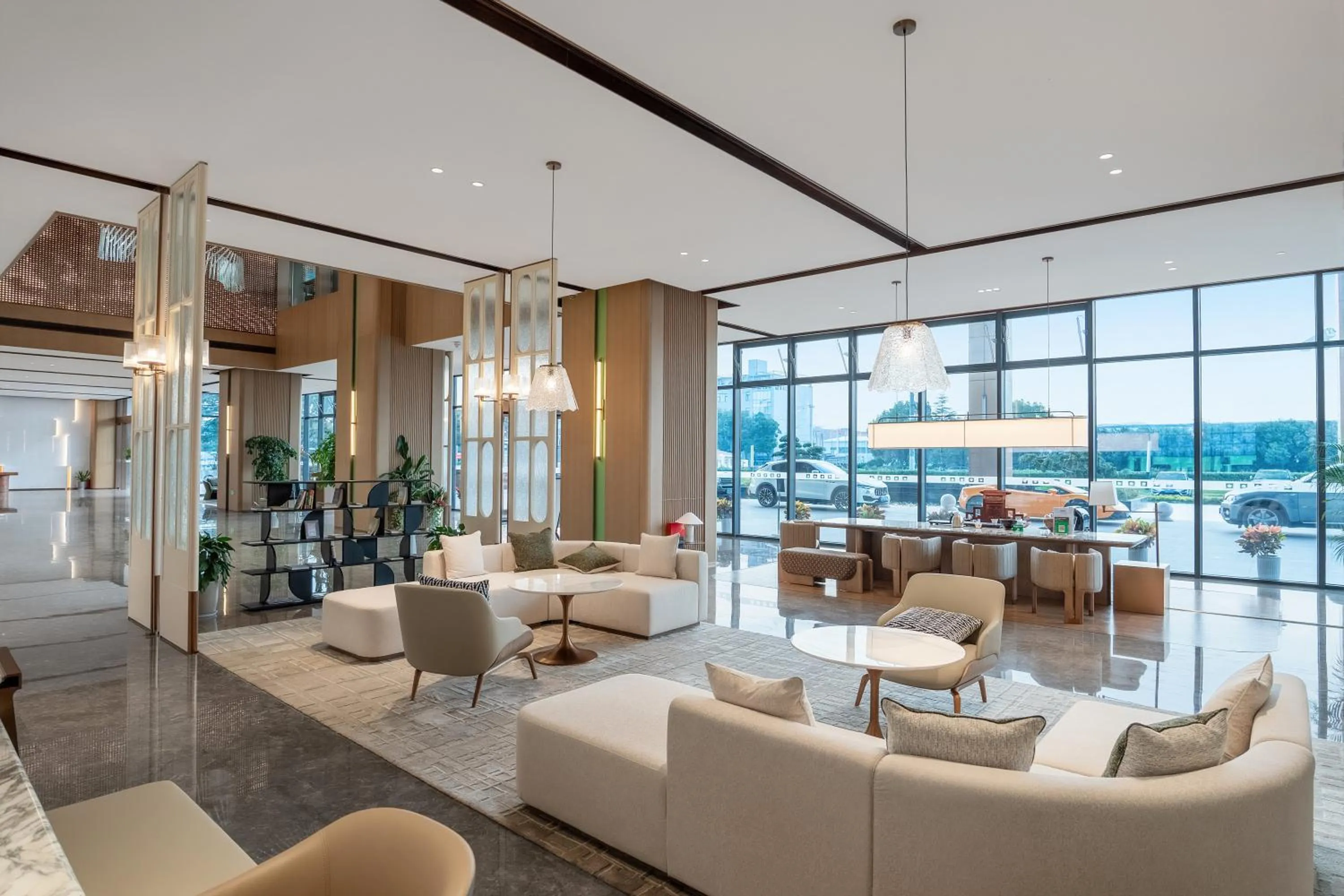 Lobby or reception in Wyndham Garden Shanghai Songjiang