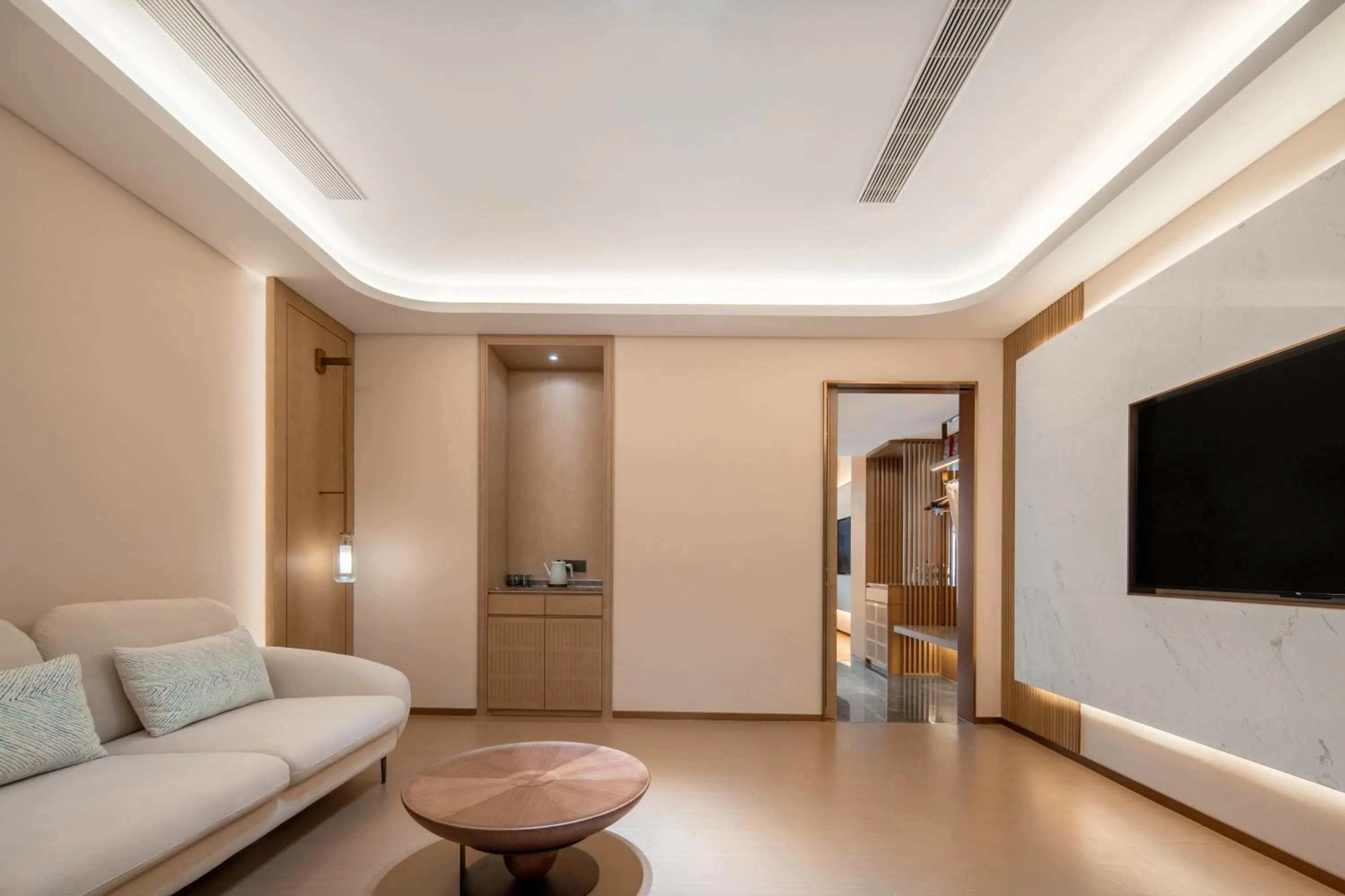 Living room in Wyndham Garden Shanghai Songjiang