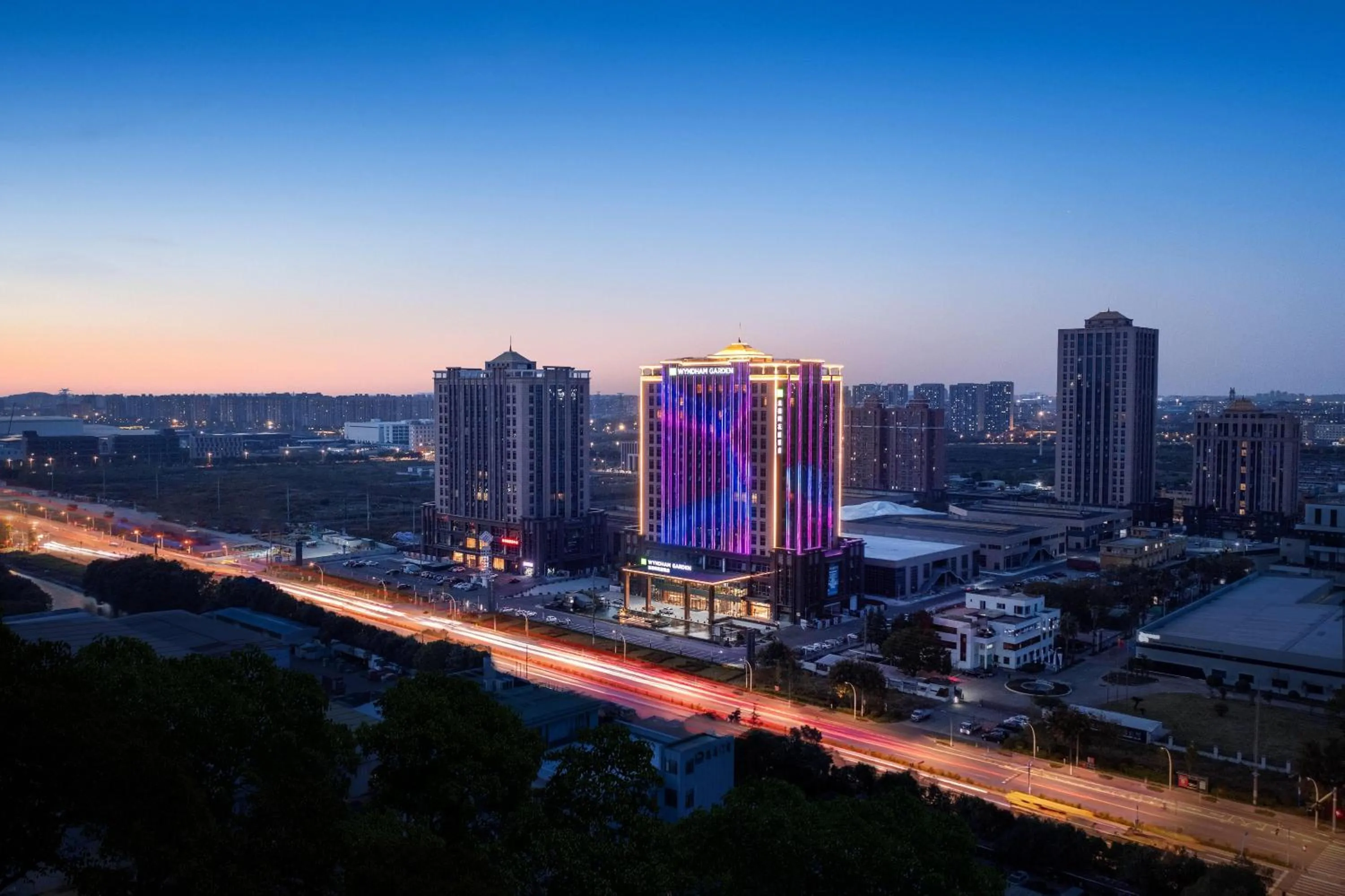 Property building in Wyndham Garden Shanghai Songjiang