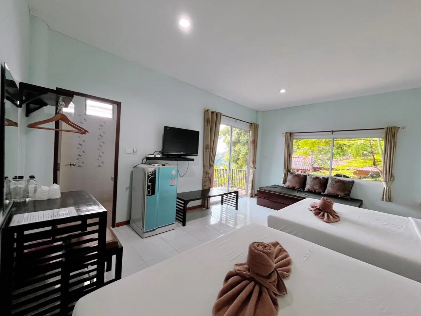 Bed in Star Hill River Kwai Resort